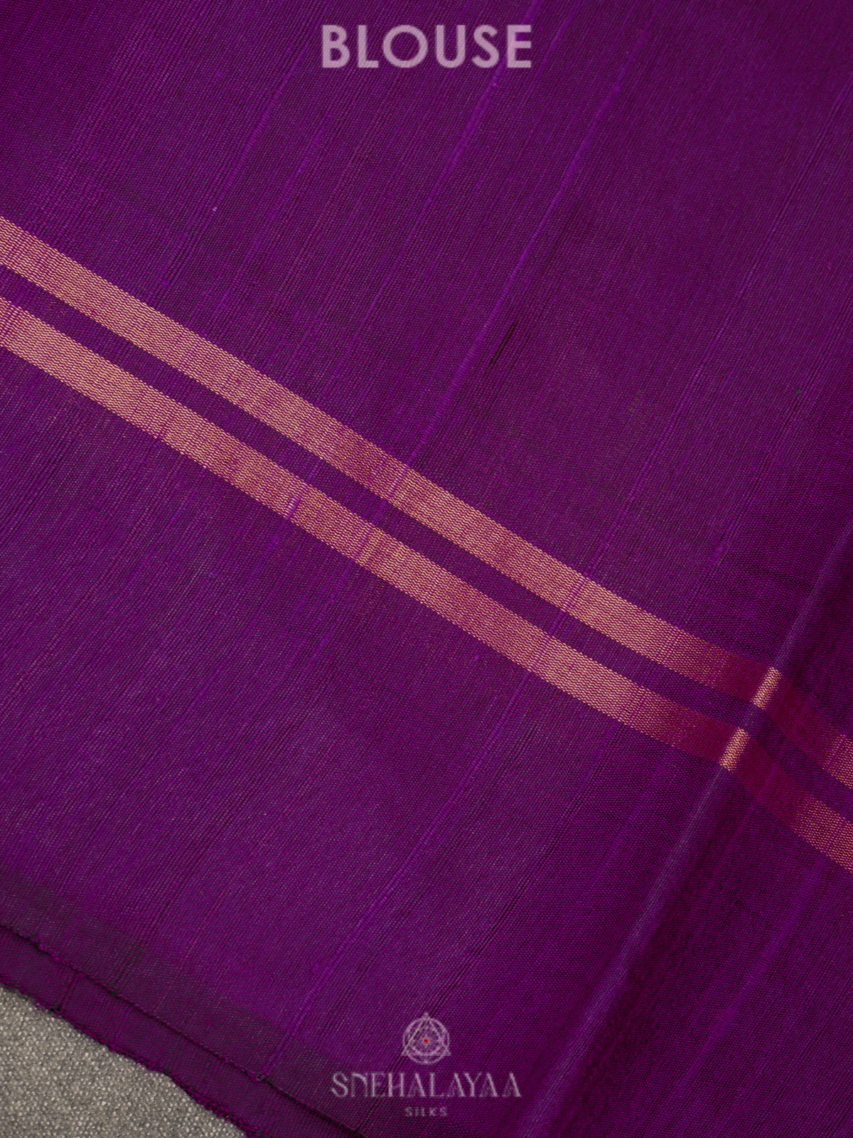 Purple Dupion Silk Saree
