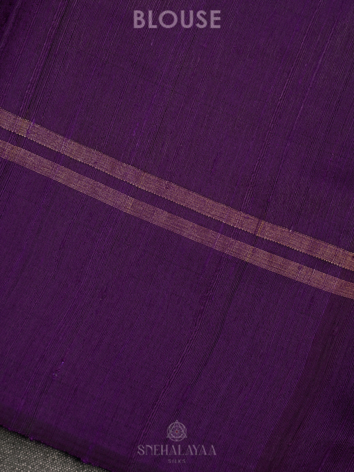 Purple Dupion Silk Saree