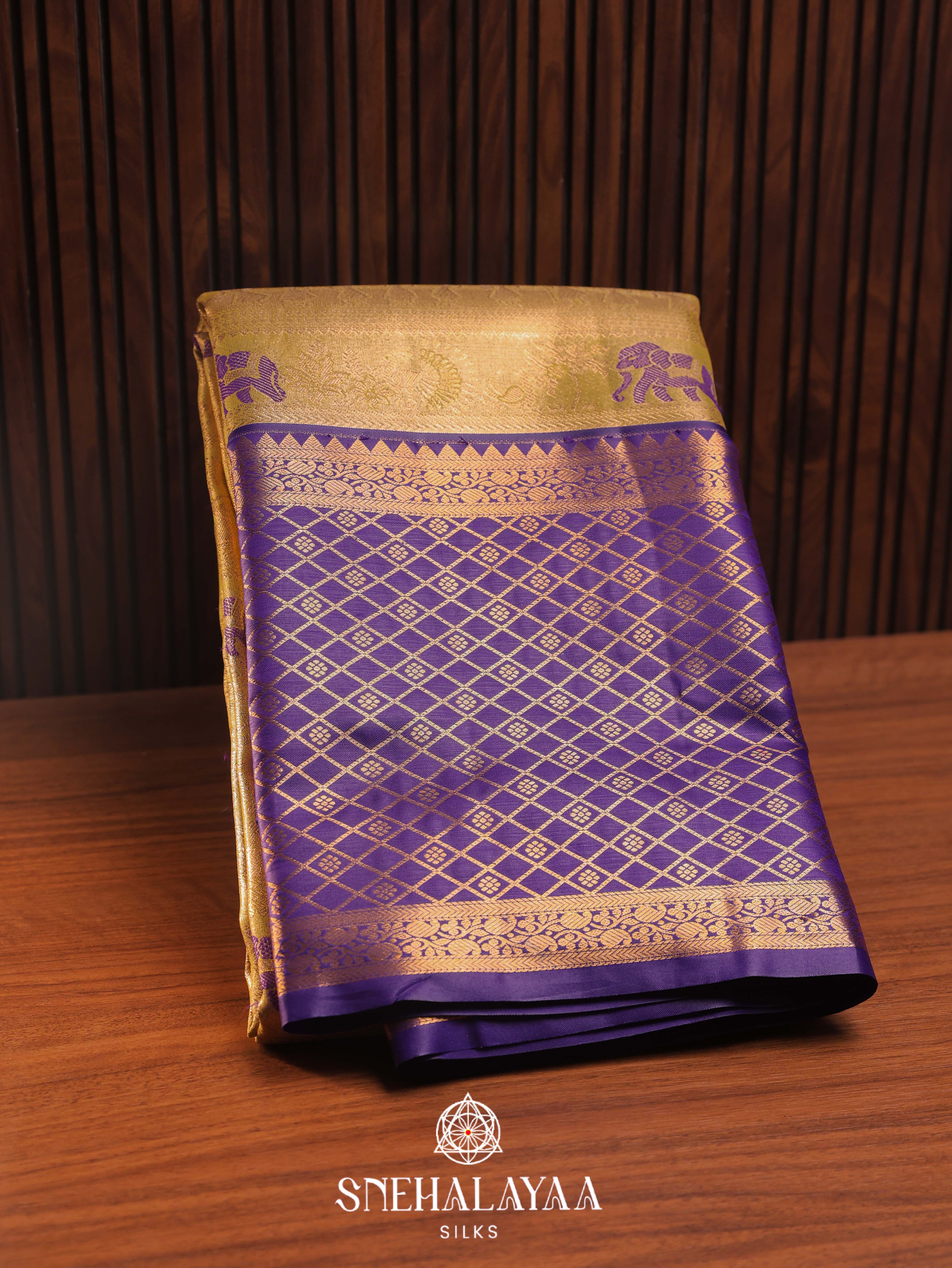 Yellow Art Silk Saree