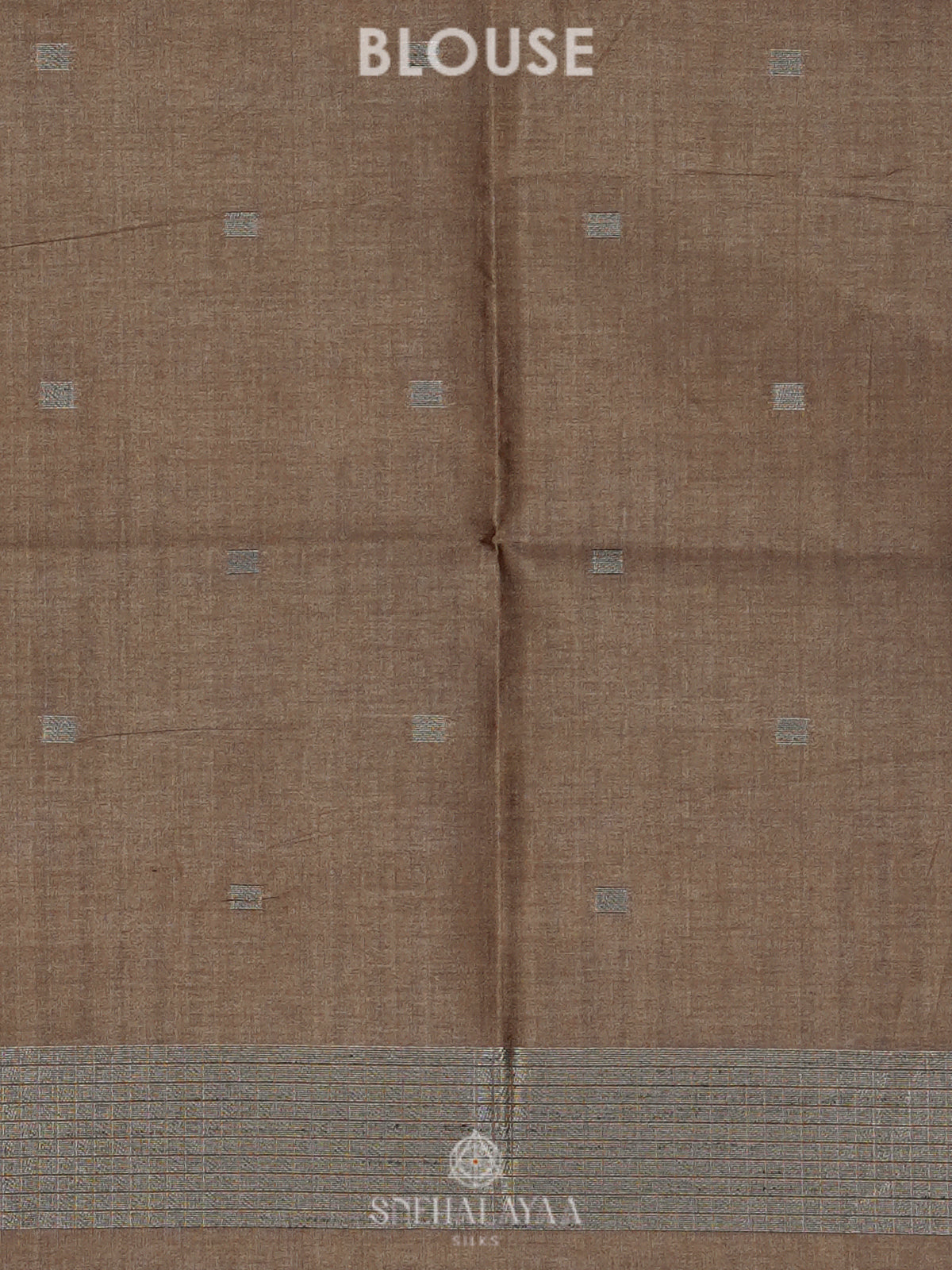 Brown Jute Saree