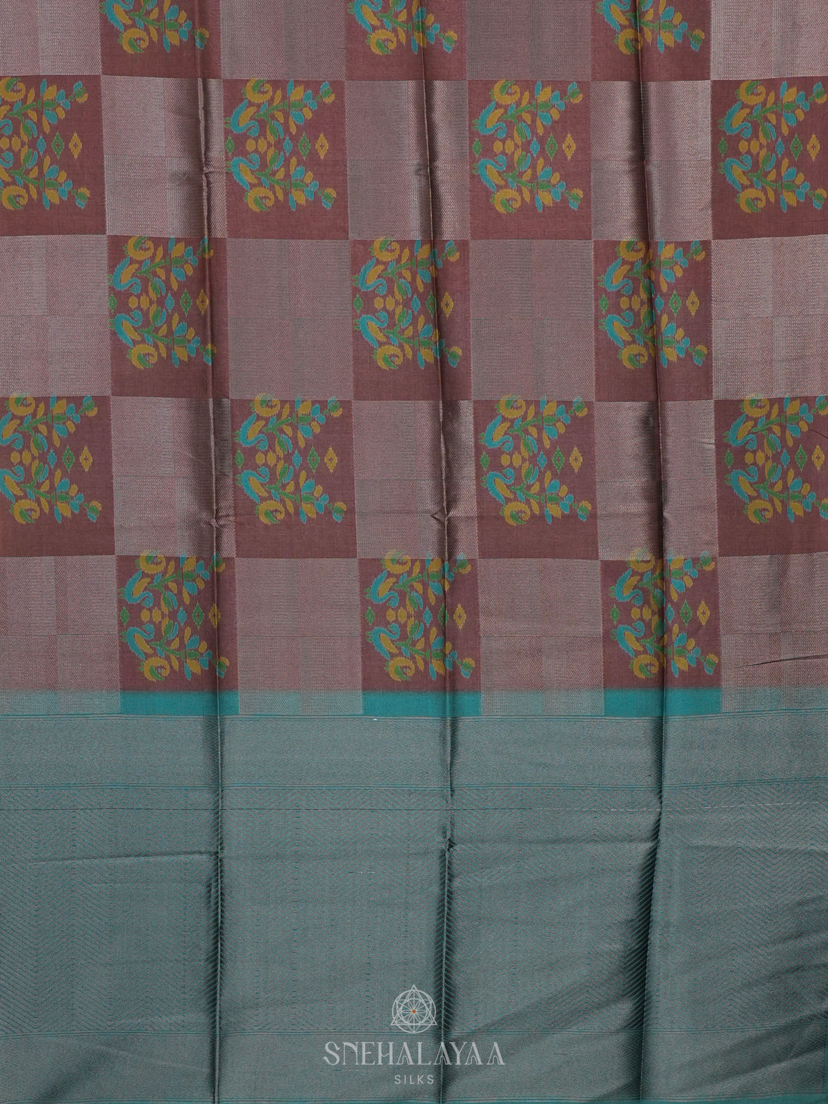 Brown Jute Saree