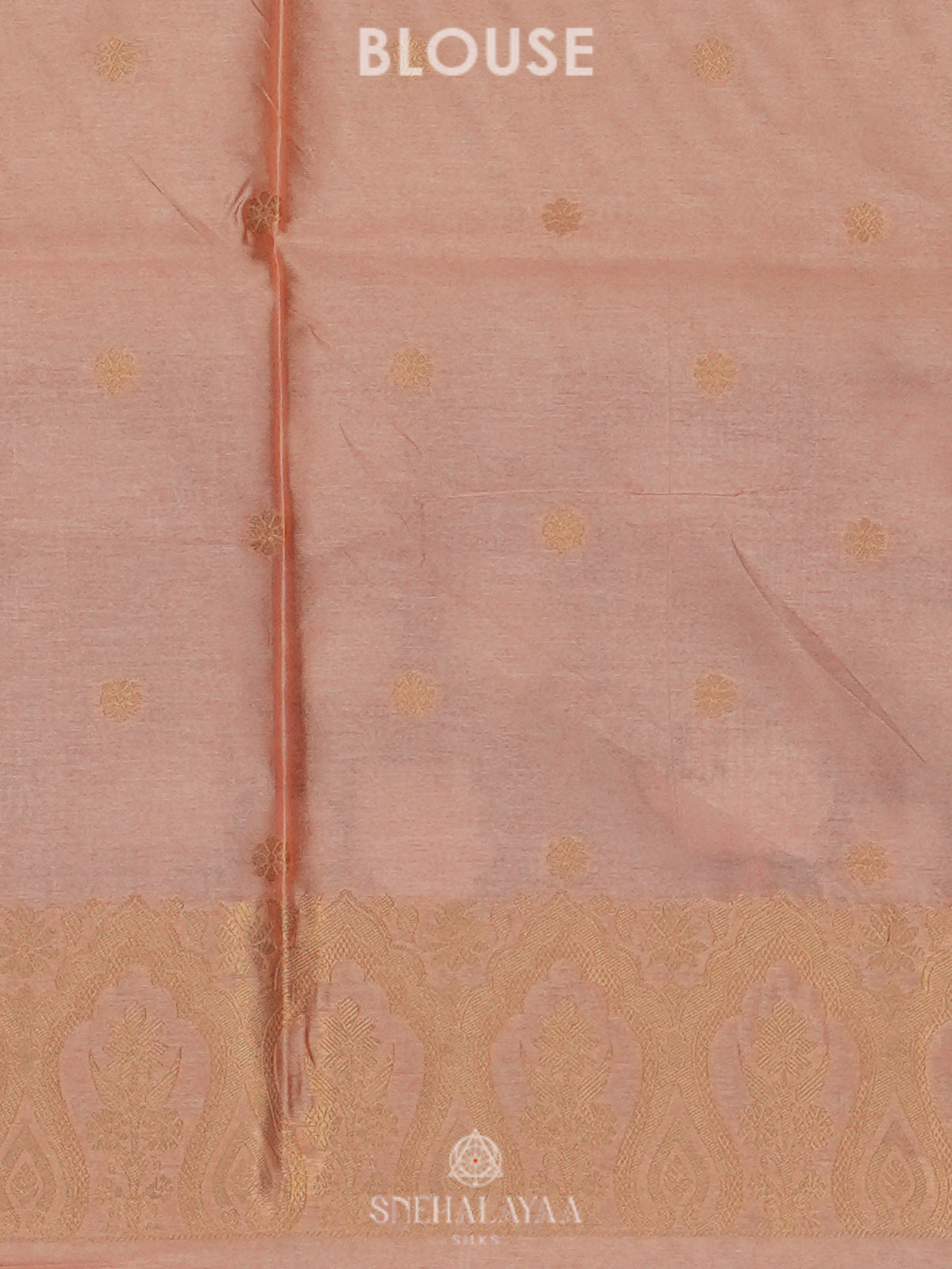 Peach Jute Saree