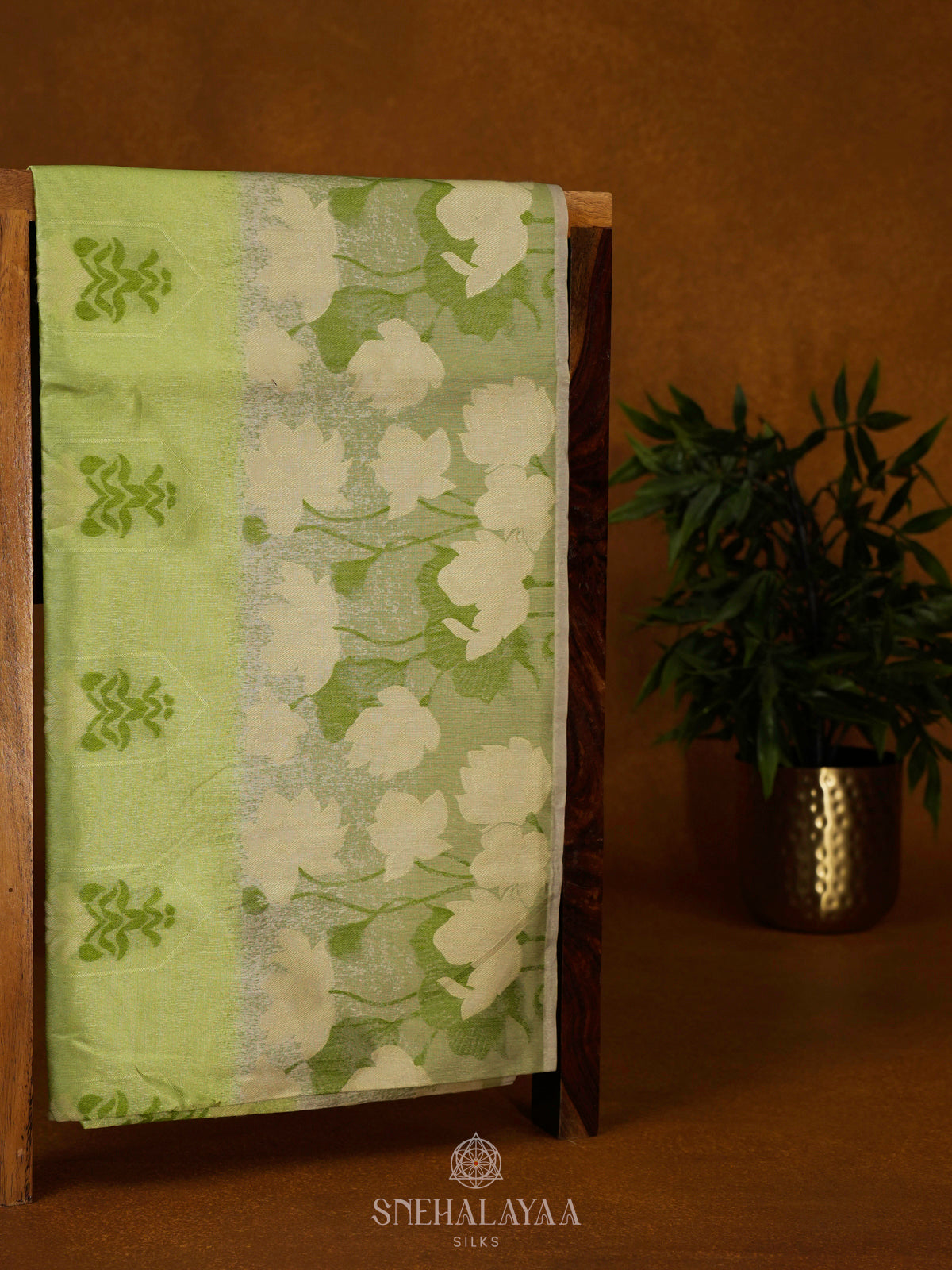 Green Jute Saree