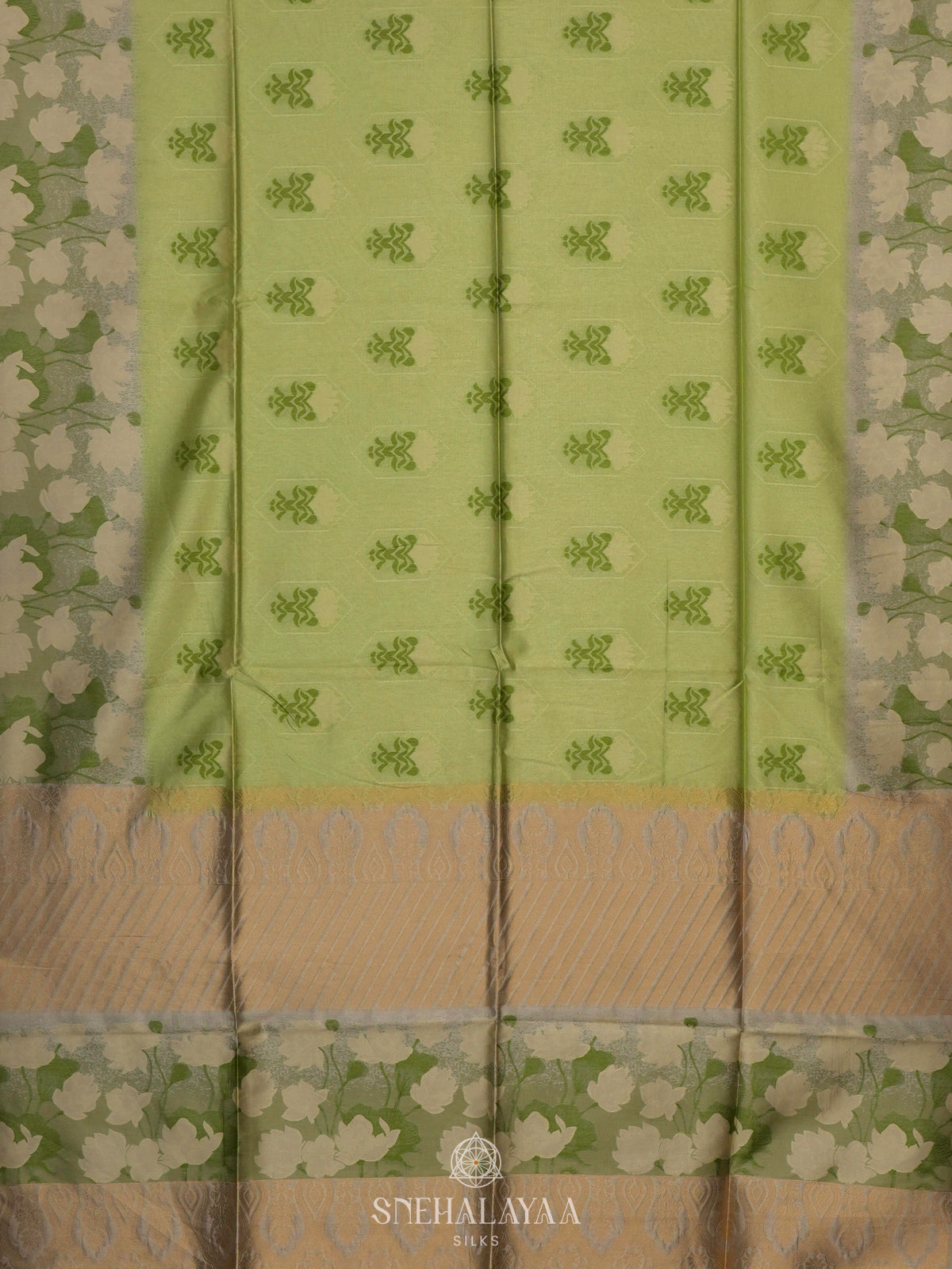 Green Jute Saree