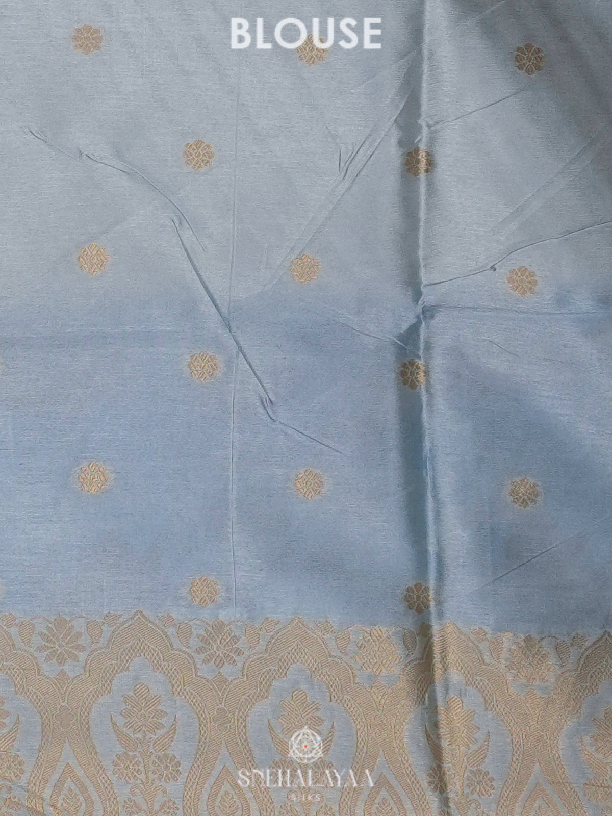 Blue Jute Saree