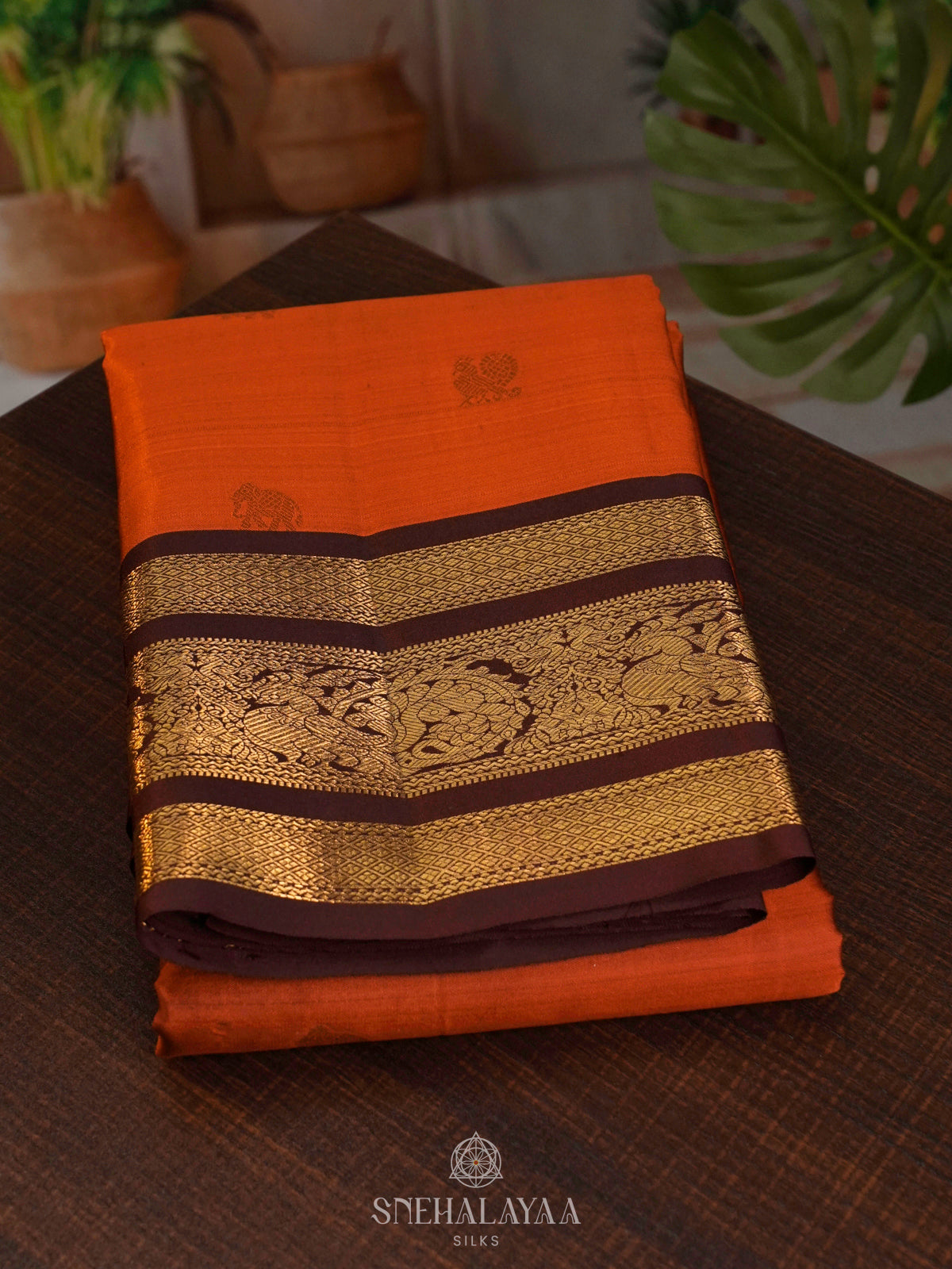 Purple Kanjivaram Silk Saree