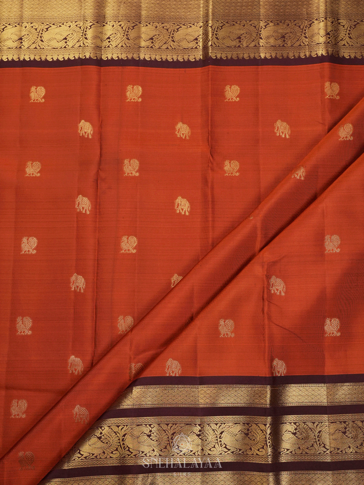 Purple Kanjivaram Silk Saree