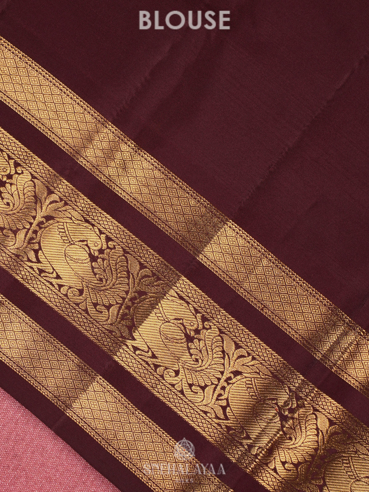 Purple Kanjivaram Silk Saree