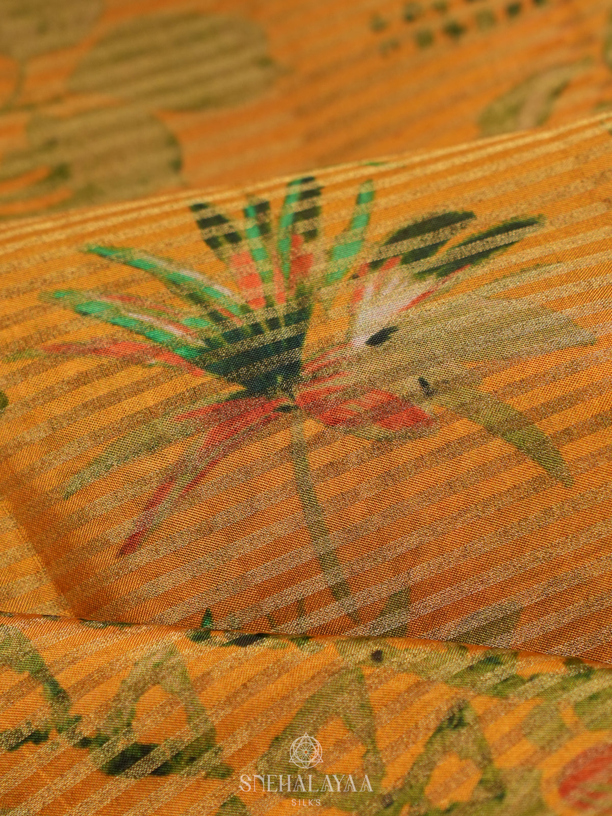 Yellow Designer Saree