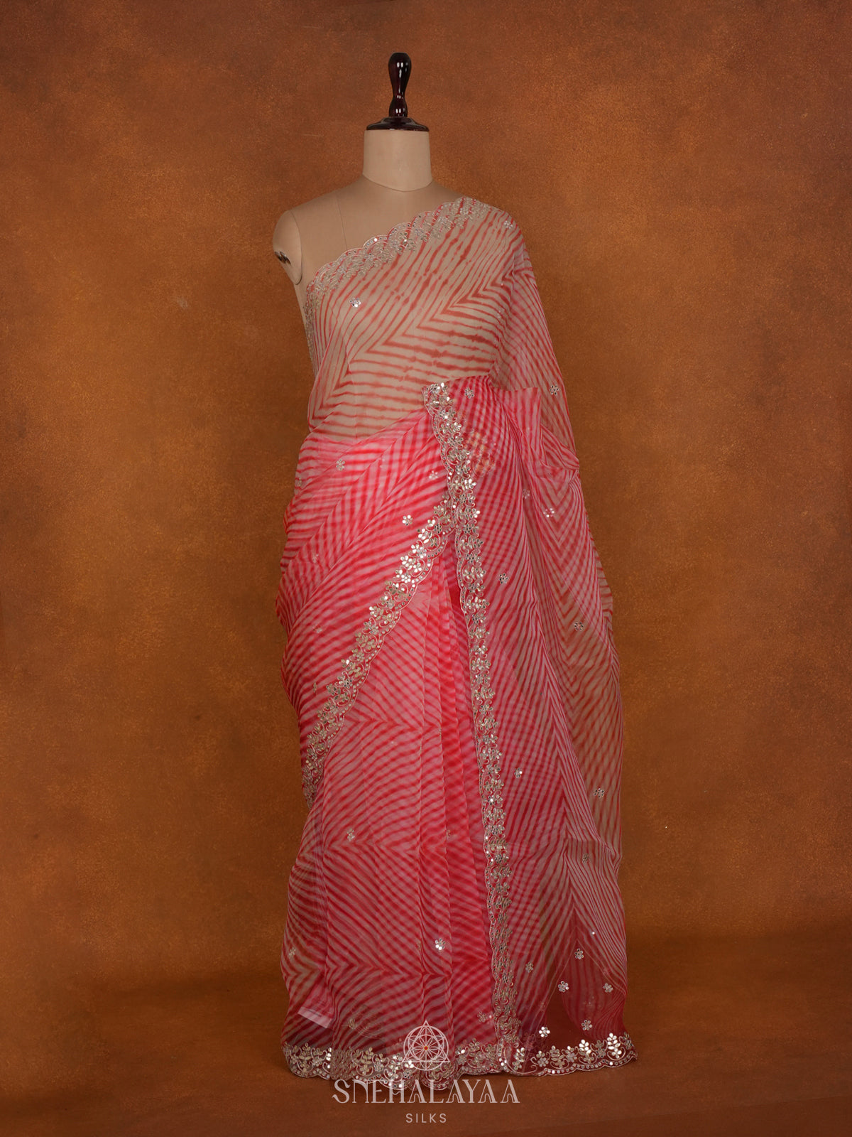 Pink Designer Saree
