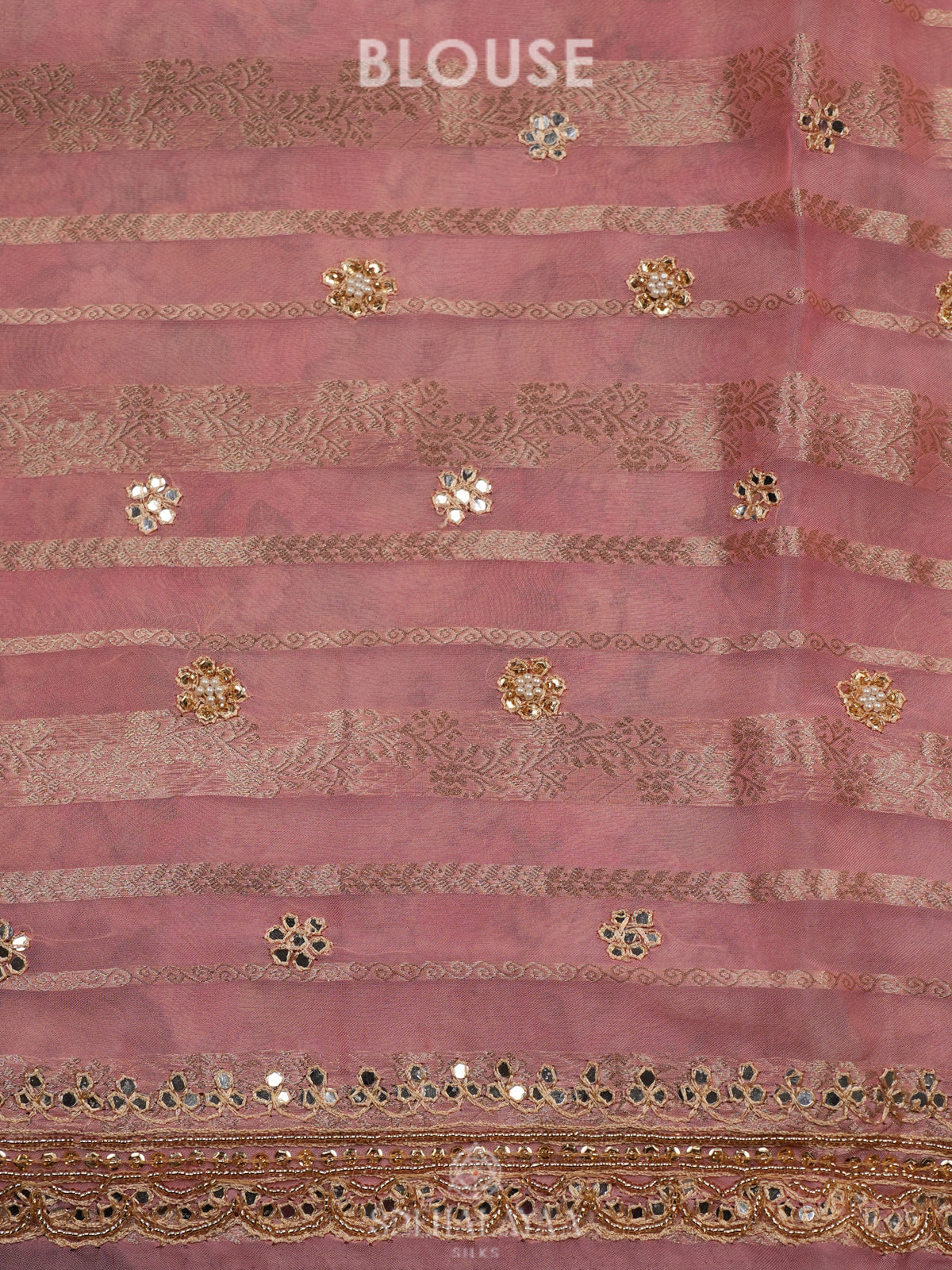 Pale Pink Designer Saree