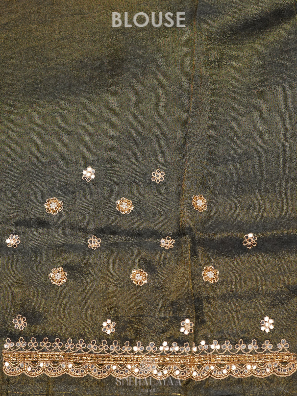 Mustard Designer Saree