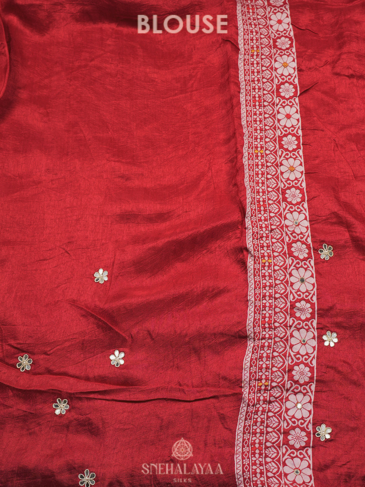Red Designer Saree