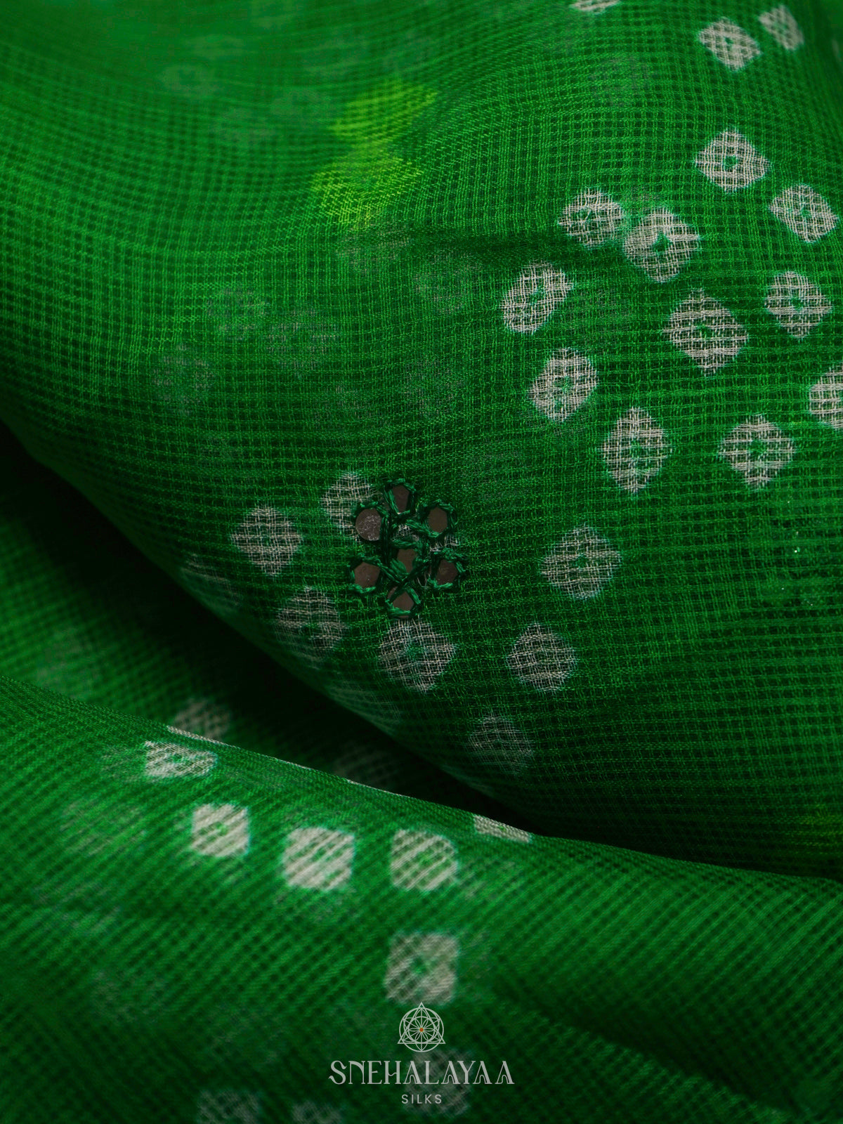 Emerald Green Kota Saree