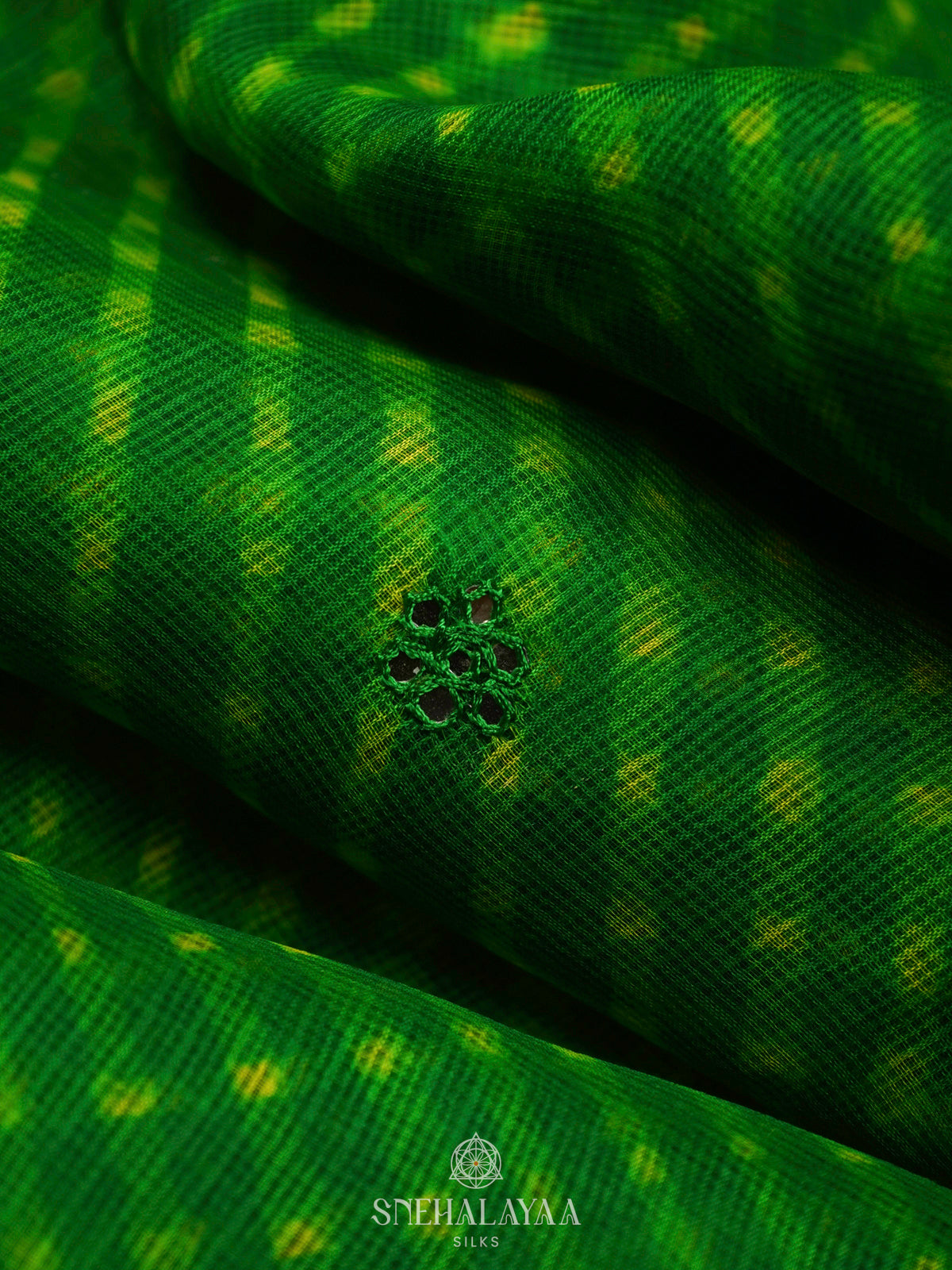Emerald Green Kota Saree