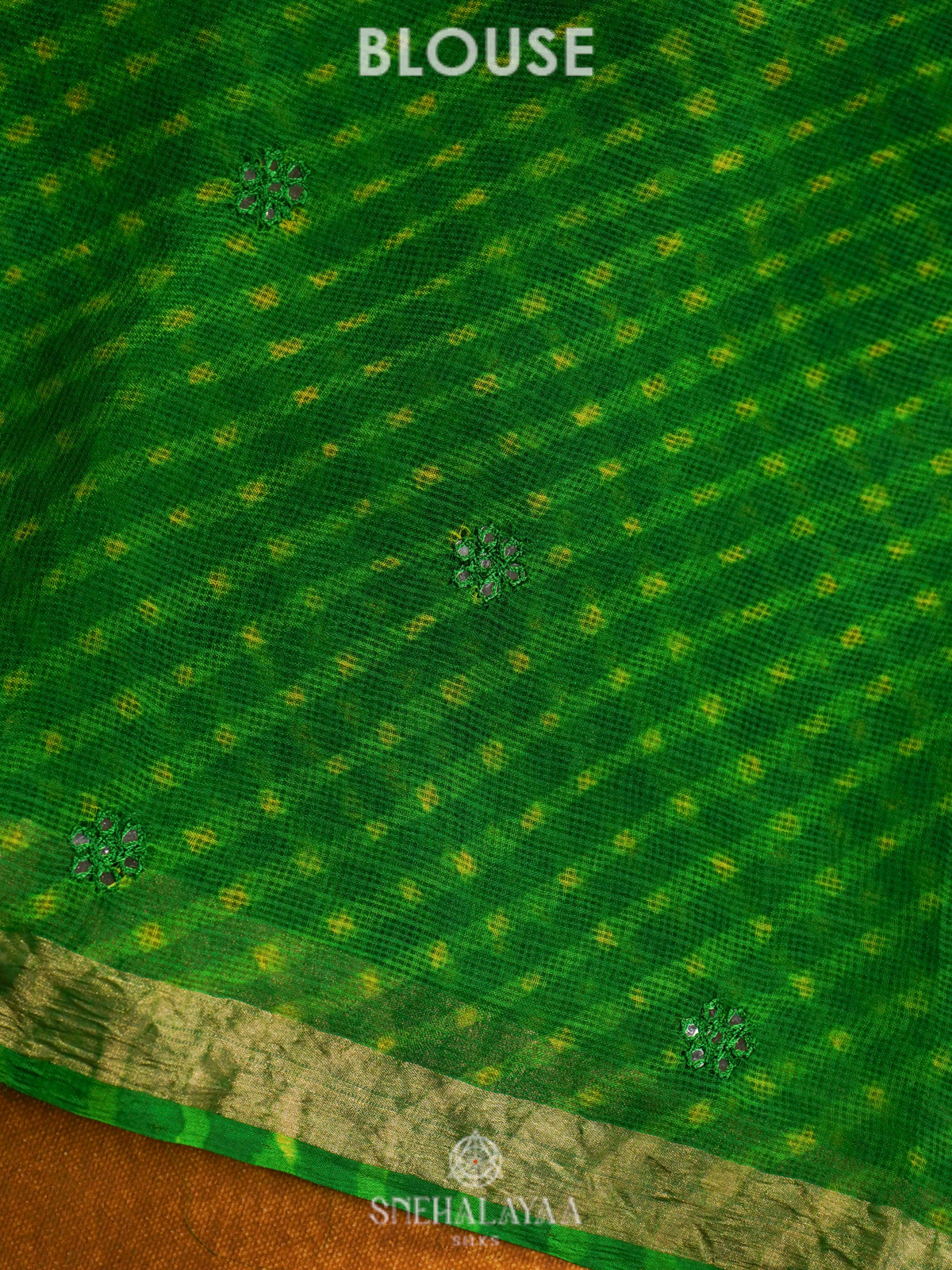 Emerald Green Kota Saree
