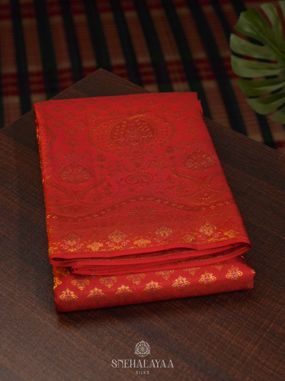 Maroon Kanjivaram Silk Saree