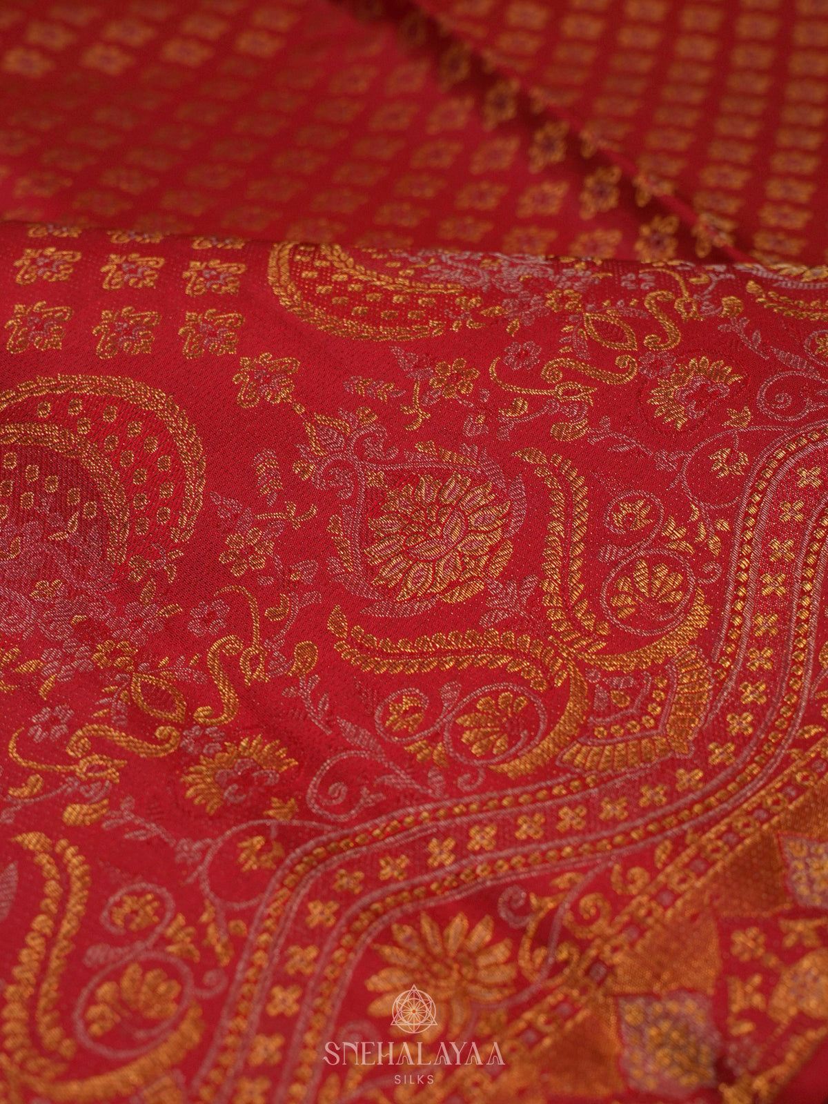 Maroon Kanjivaram Silk Saree