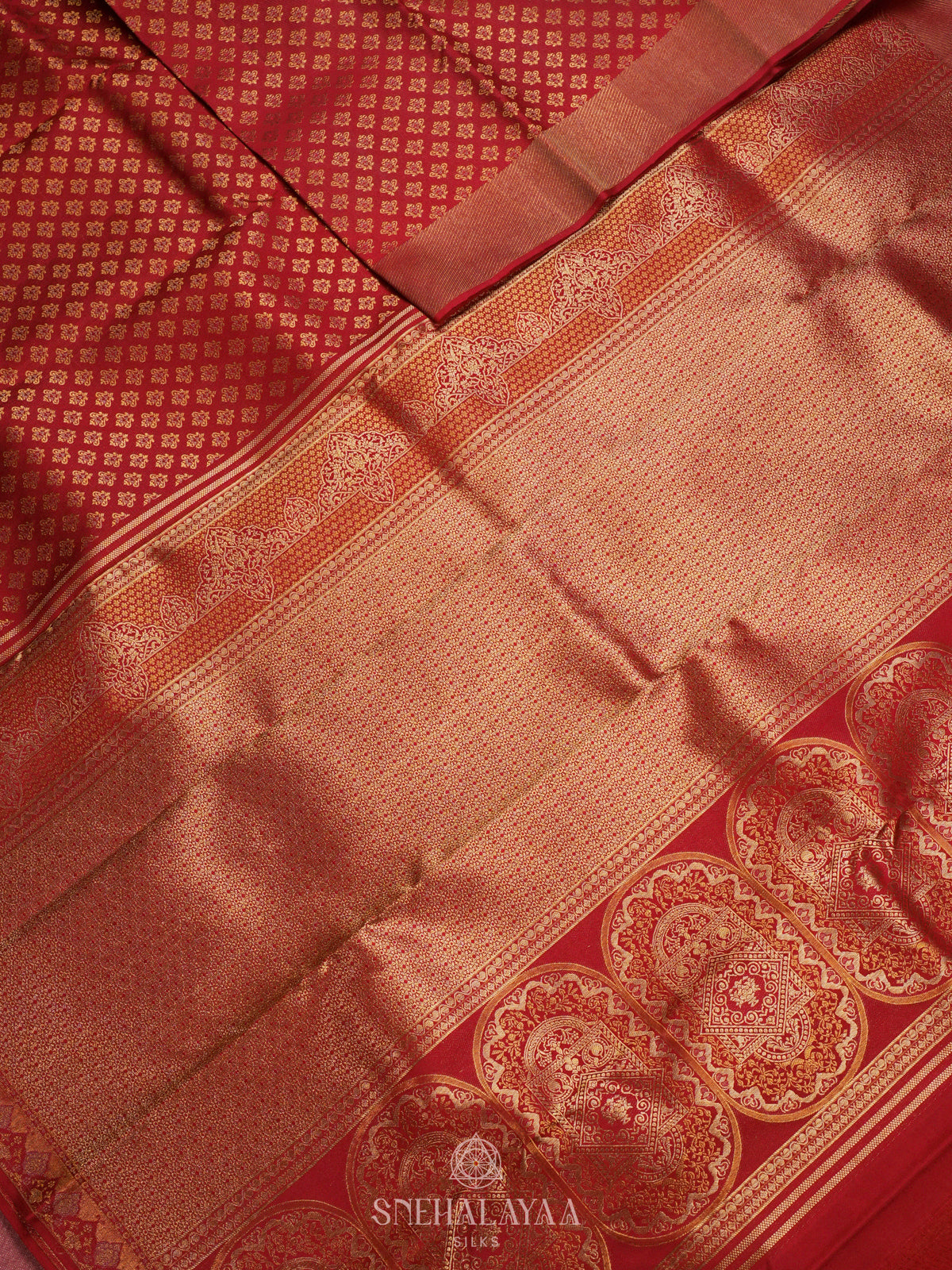 Maroon Kanjivaram Silk Saree