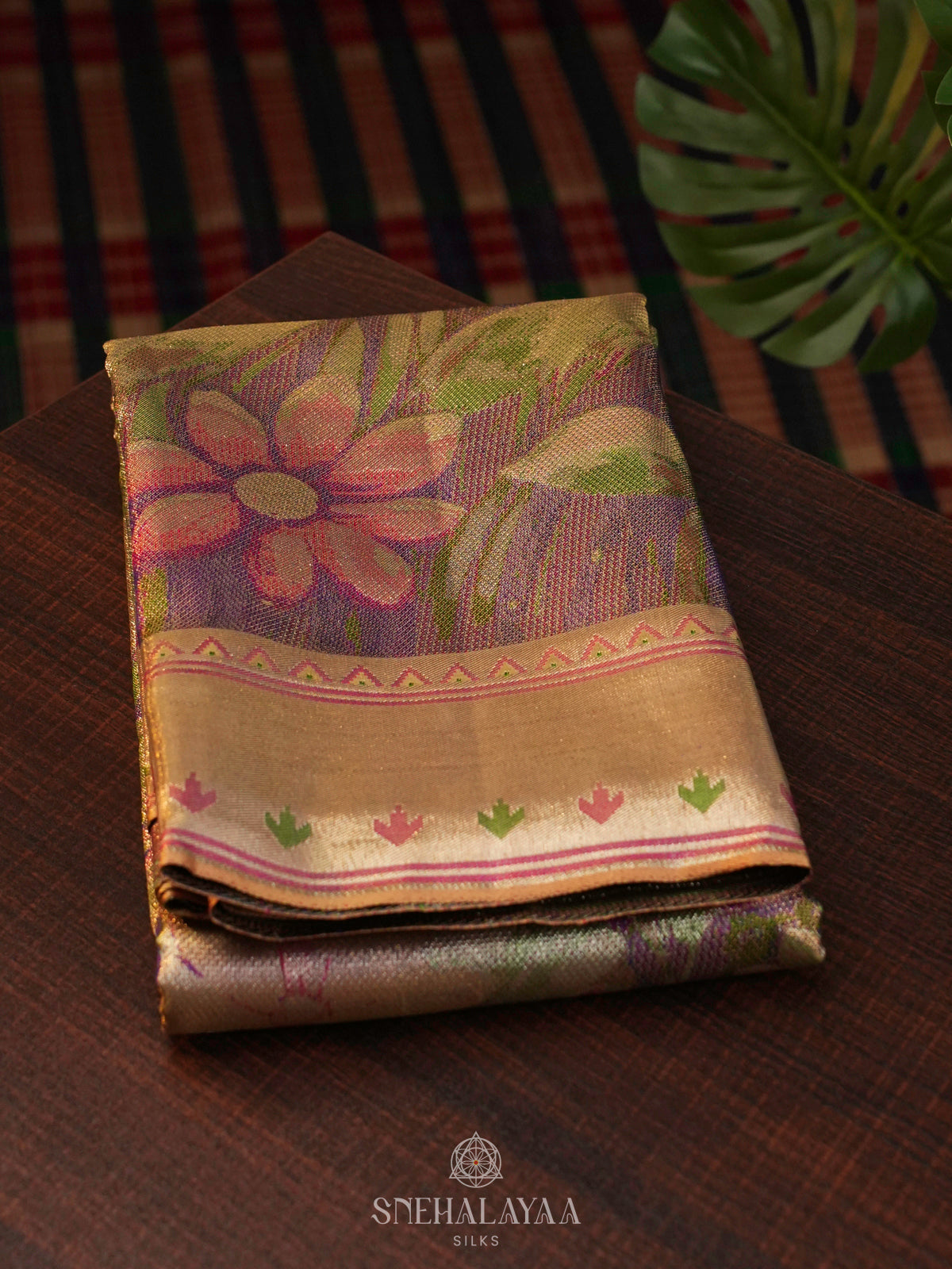 Mint Green Kanjivaram Silk Saree