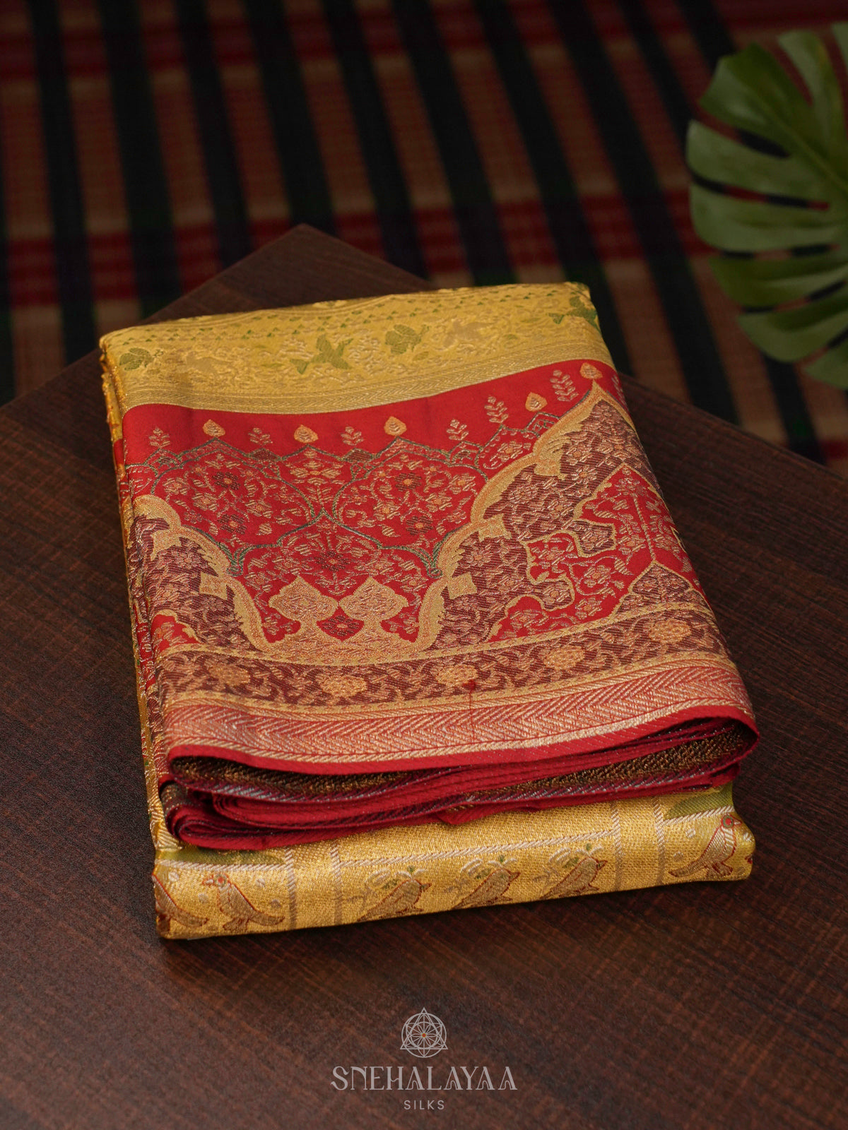Golden Tissue Kanjivaram Silk Saree