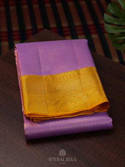 Brown Kanjivaram Silk Saree