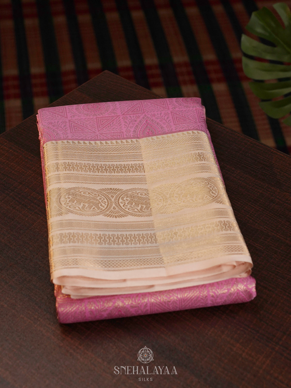 Purple Kanjivaram Silk Saree