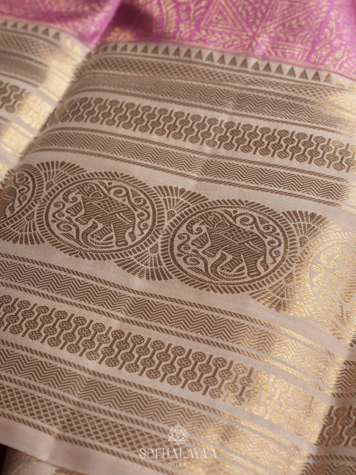 Purple Kanjivaram Silk Saree
