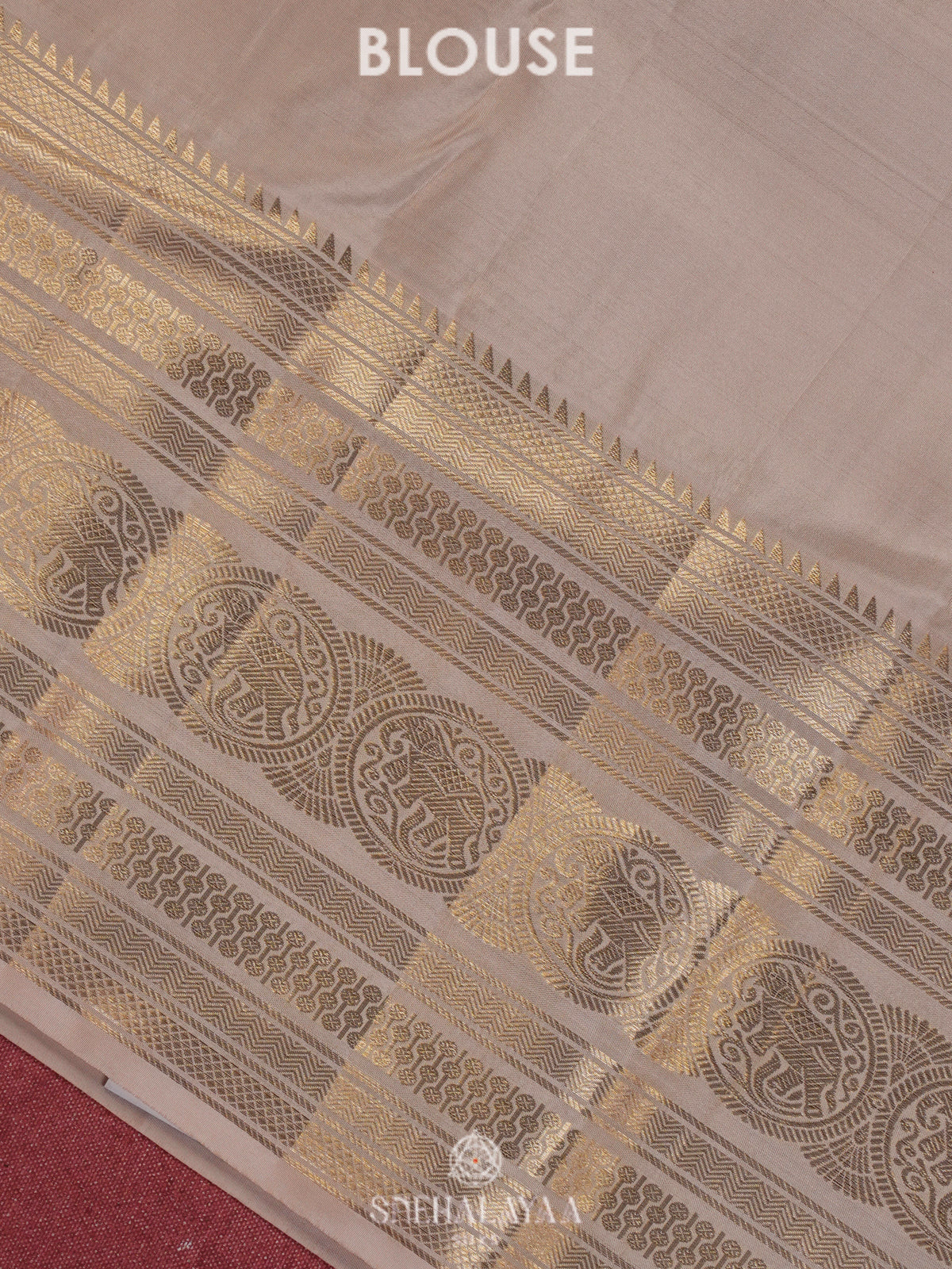 Purple Kanjivaram Silk Saree