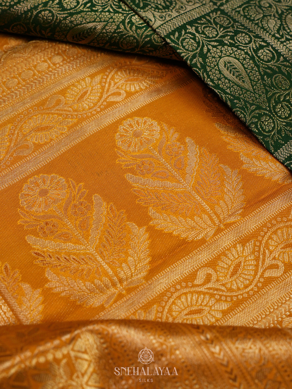 Peacock Blue Kanjivaram Silk Saree