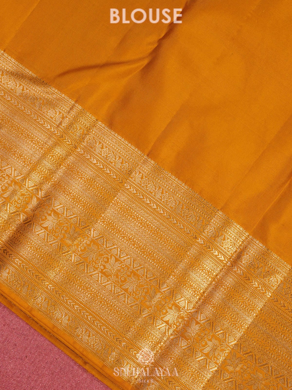 Peacock Blue Kanjivaram Silk Saree