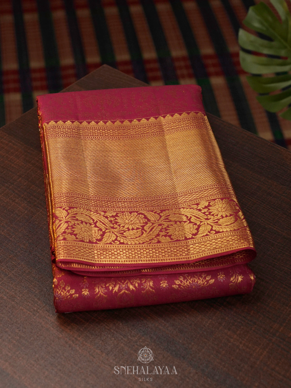 Orange Kanjivaram Silk Saree