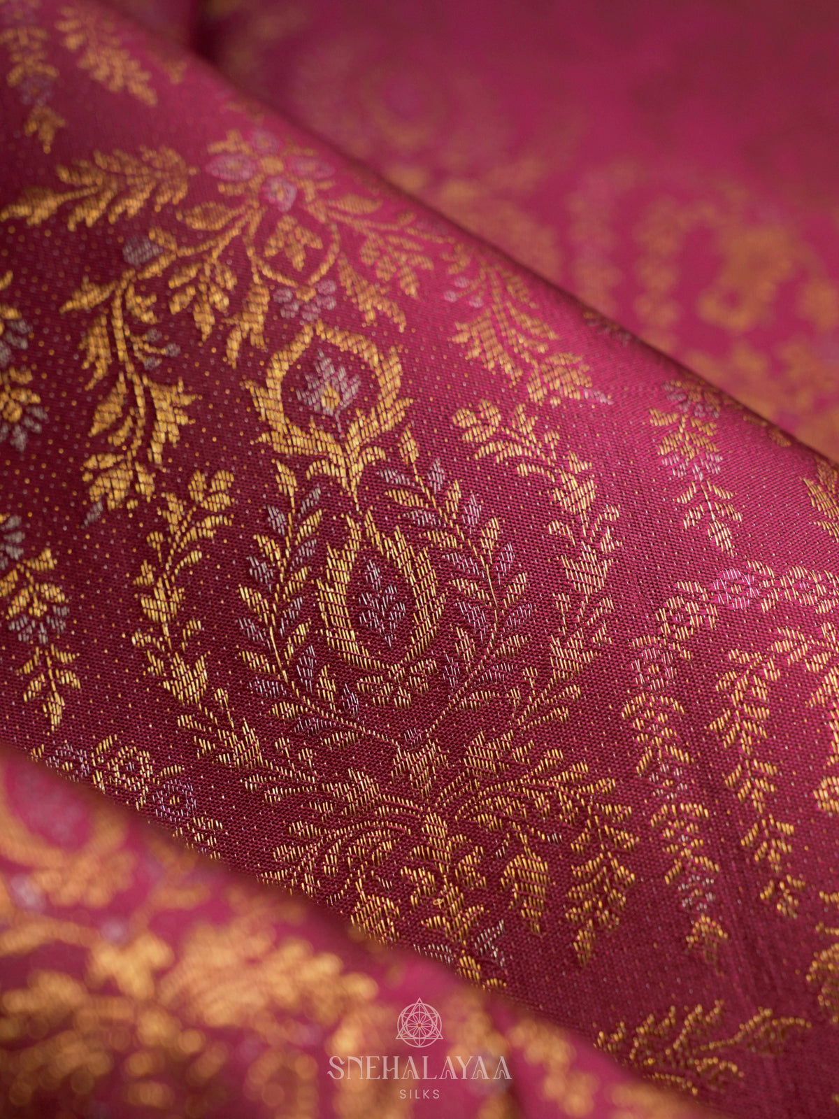 Orange Kanjivaram Silk Saree