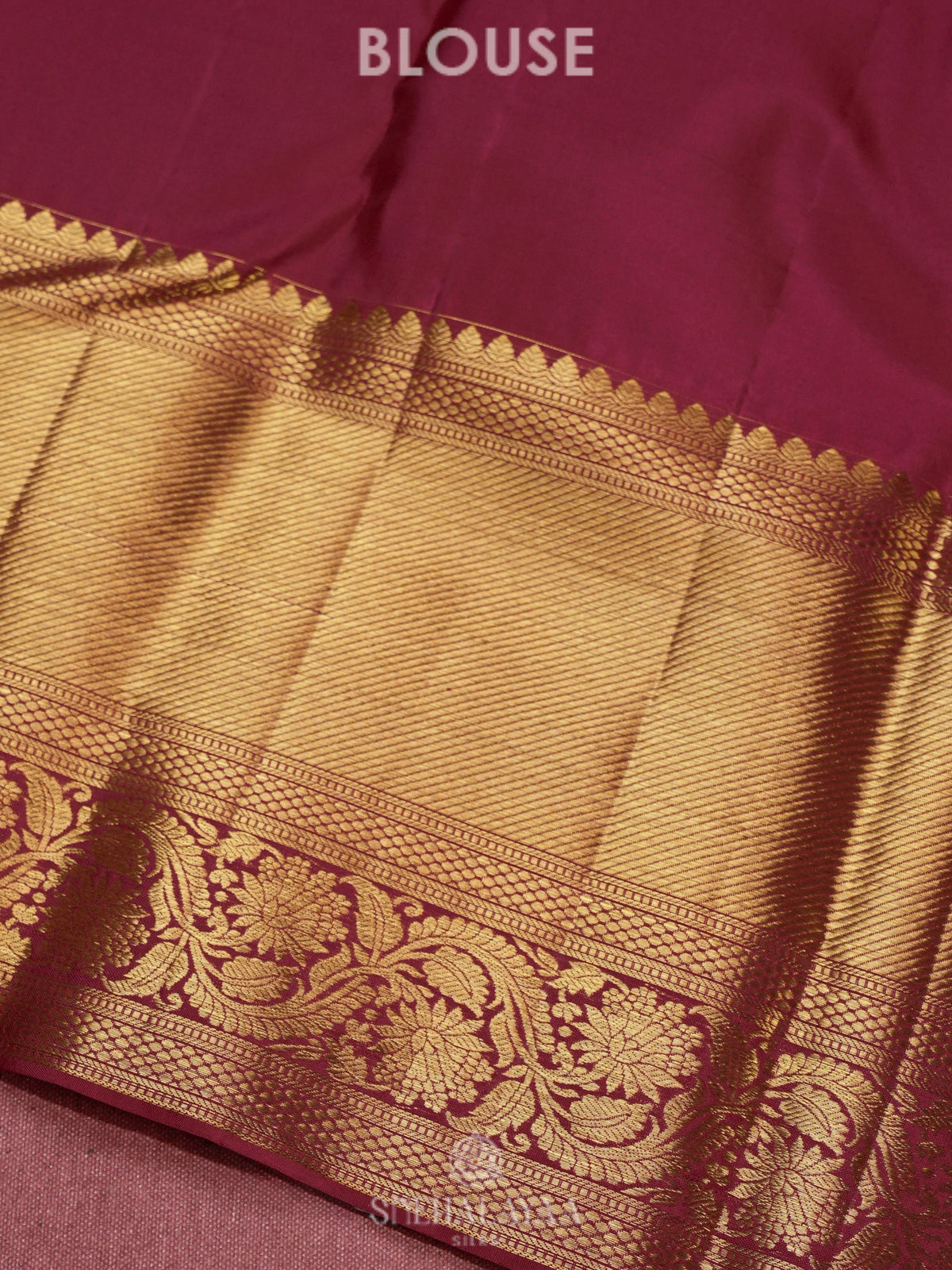 Orange Kanjivaram Silk Saree