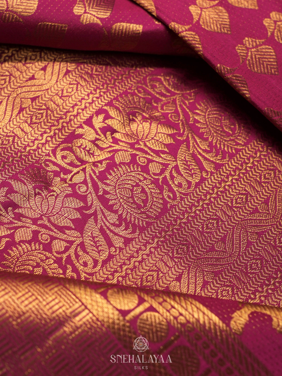 Orange Kanjivaram Silk Saree