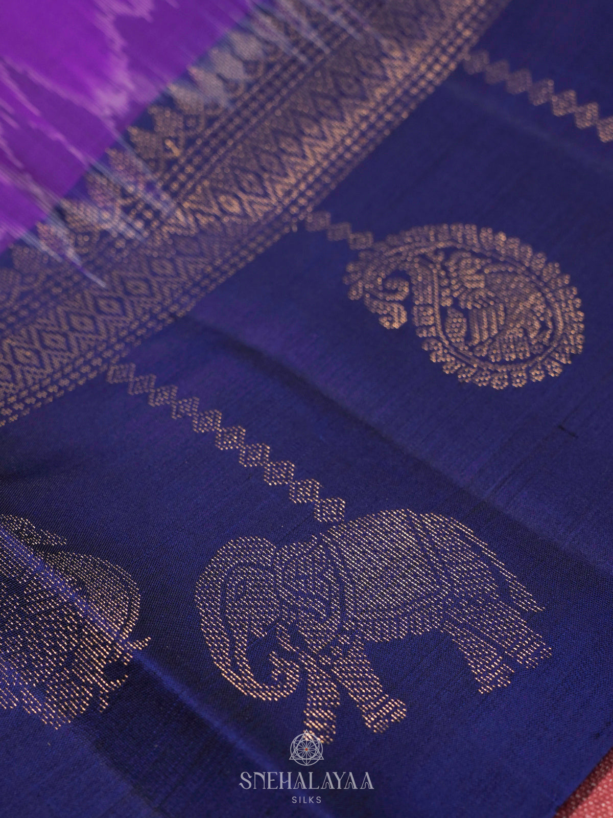 Purple Soft Silk Saree