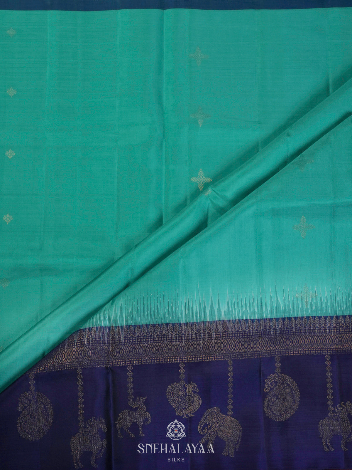 Mint Green Soft Silk Saree