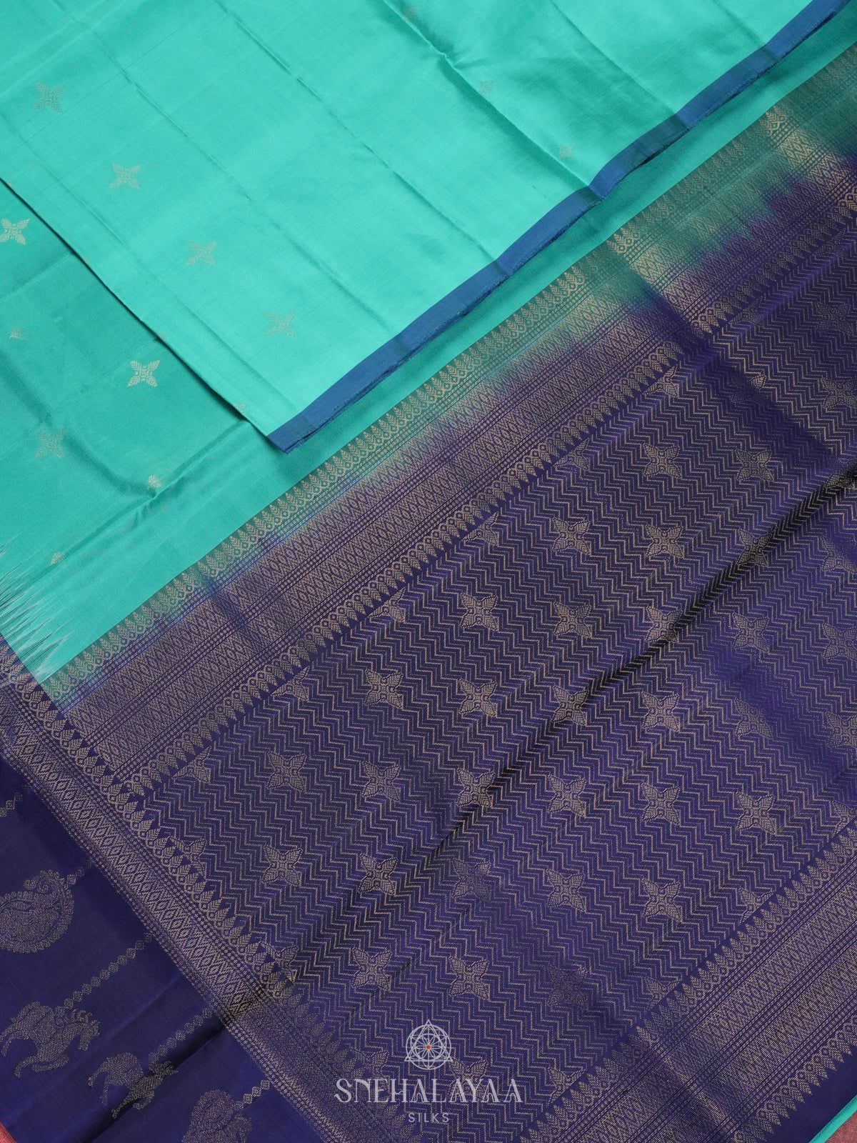 Mint Green Soft Silk Saree