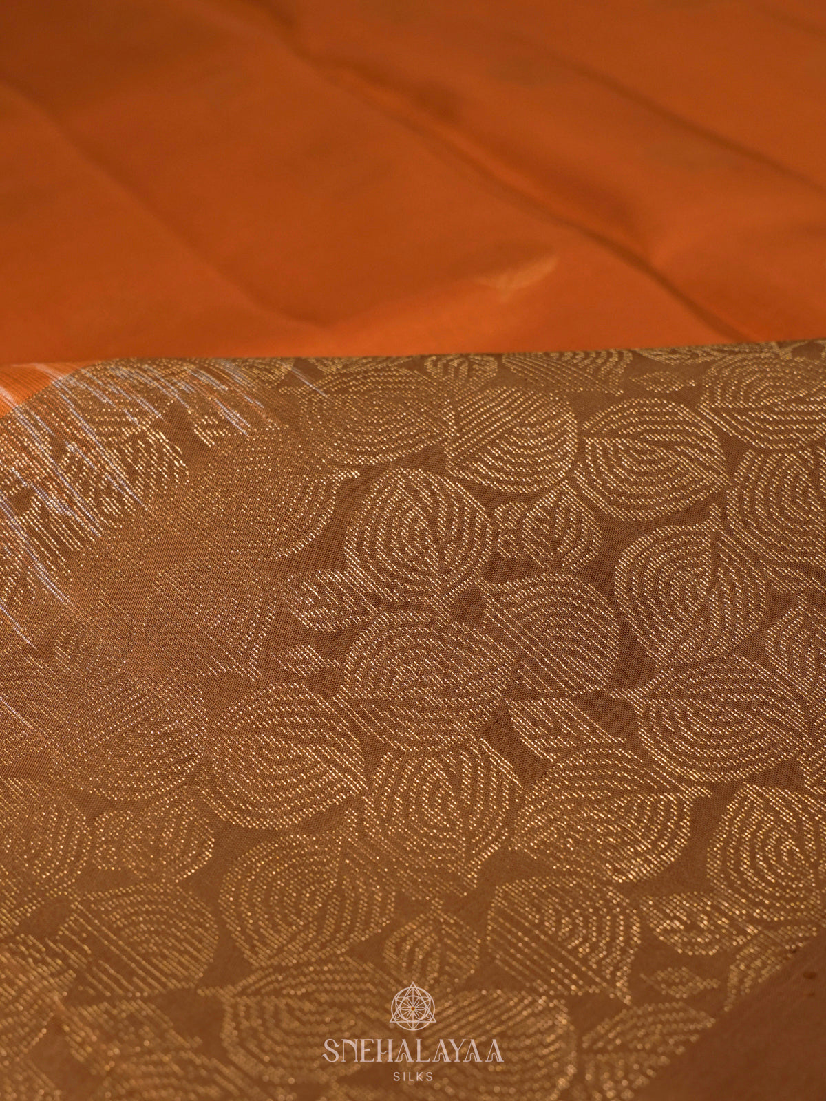 Orange Soft Silk Saree