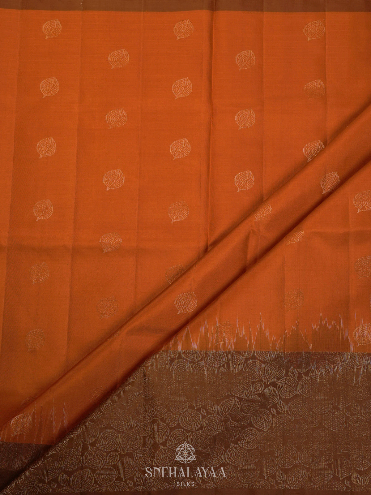 Orange Soft Silk Saree