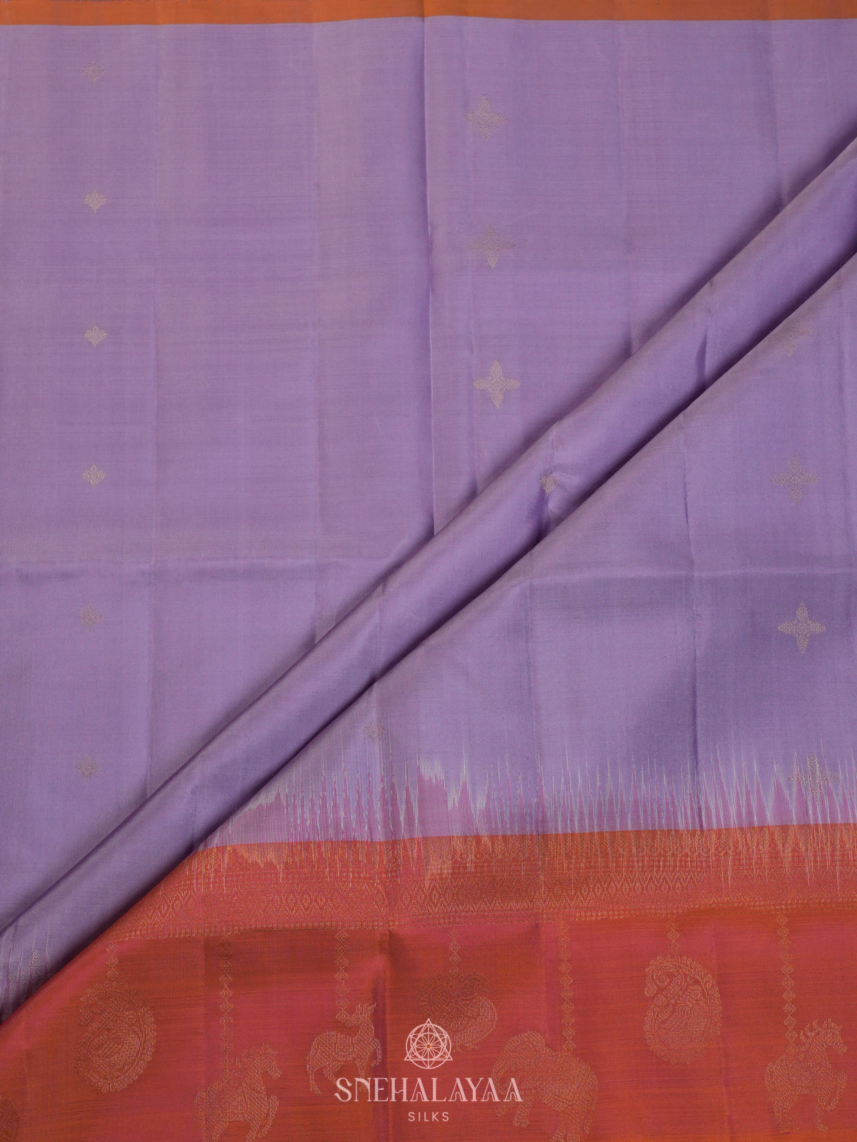 Lilac Soft Silk Saree