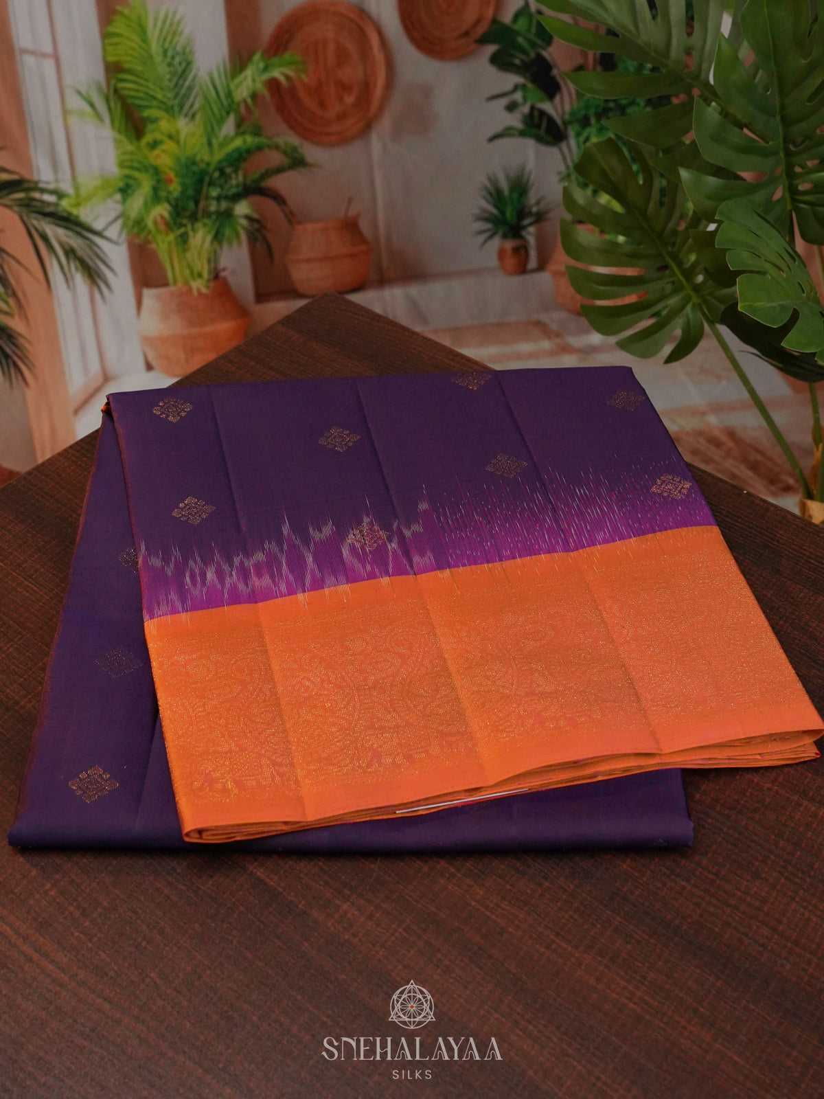 Purple Soft Silk Saree