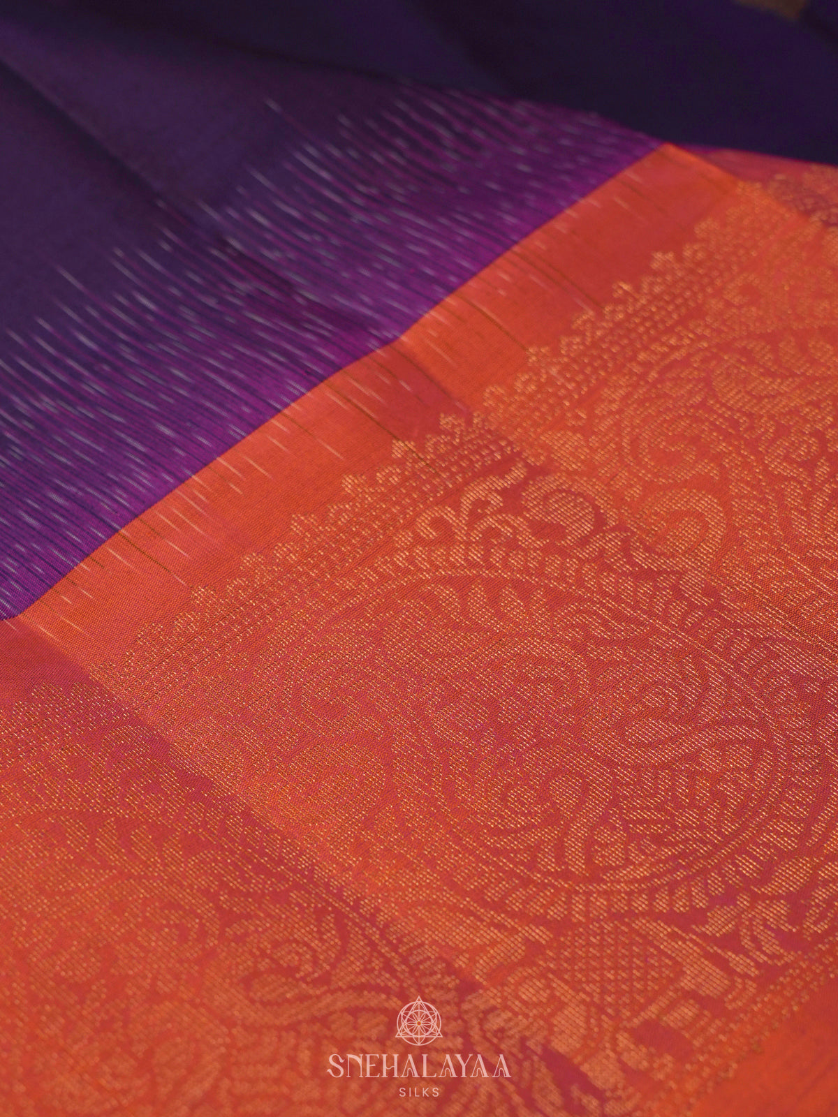 Purple Soft Silk Saree