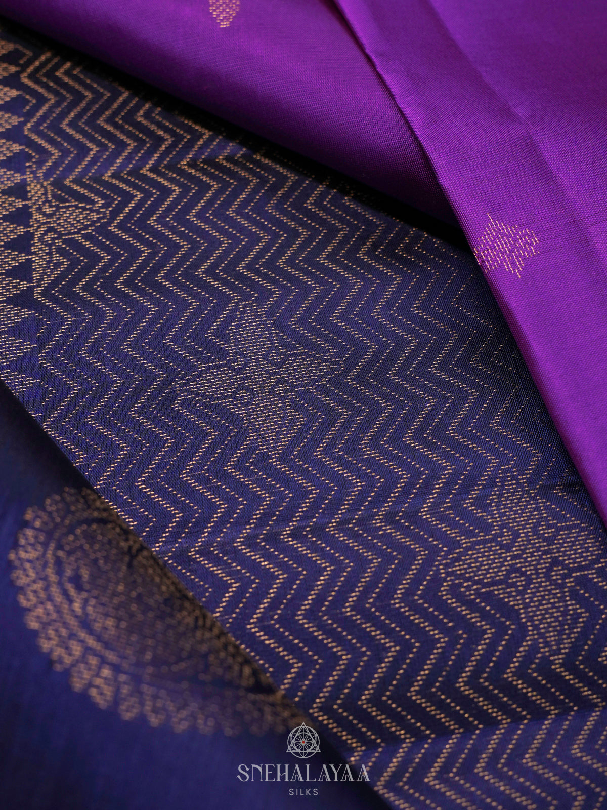 Purple Soft Silk Saree
