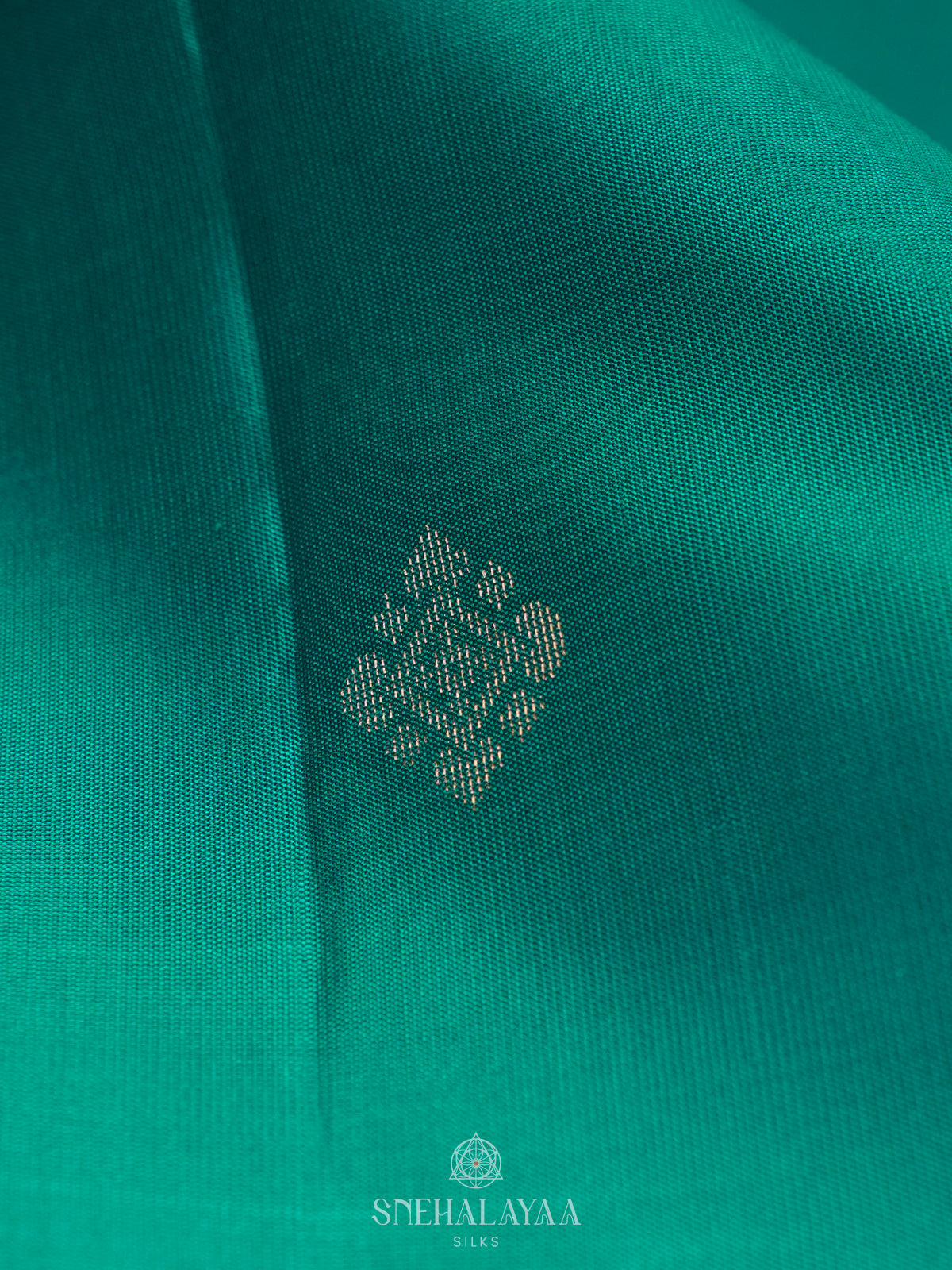 Peacock Blue Soft Silk Saree