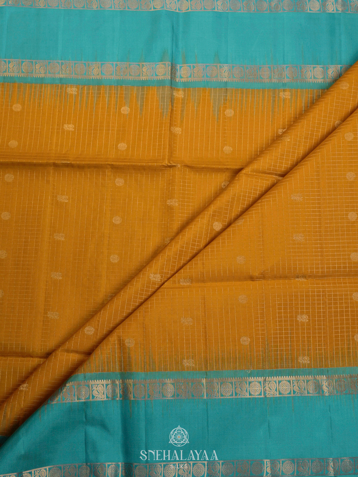 Mango Yellow Soft Silk Saree