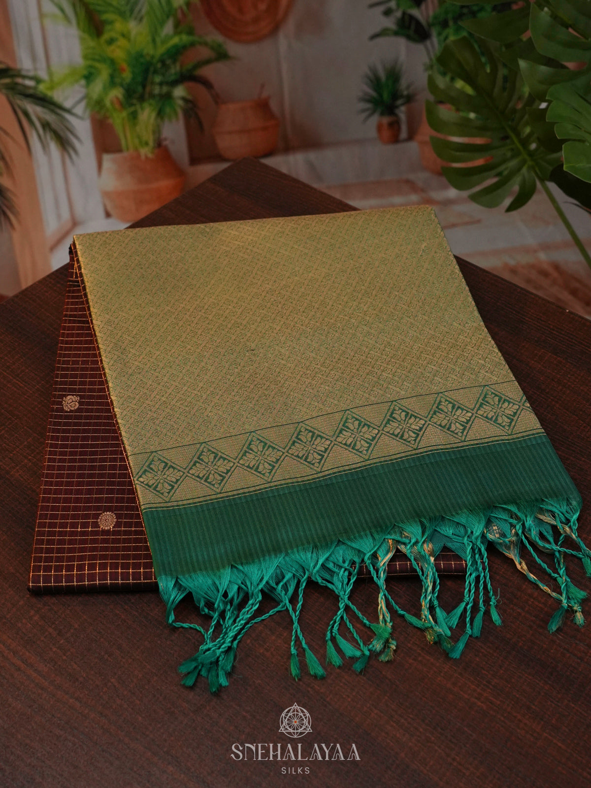 Brown Soft Silk Saree