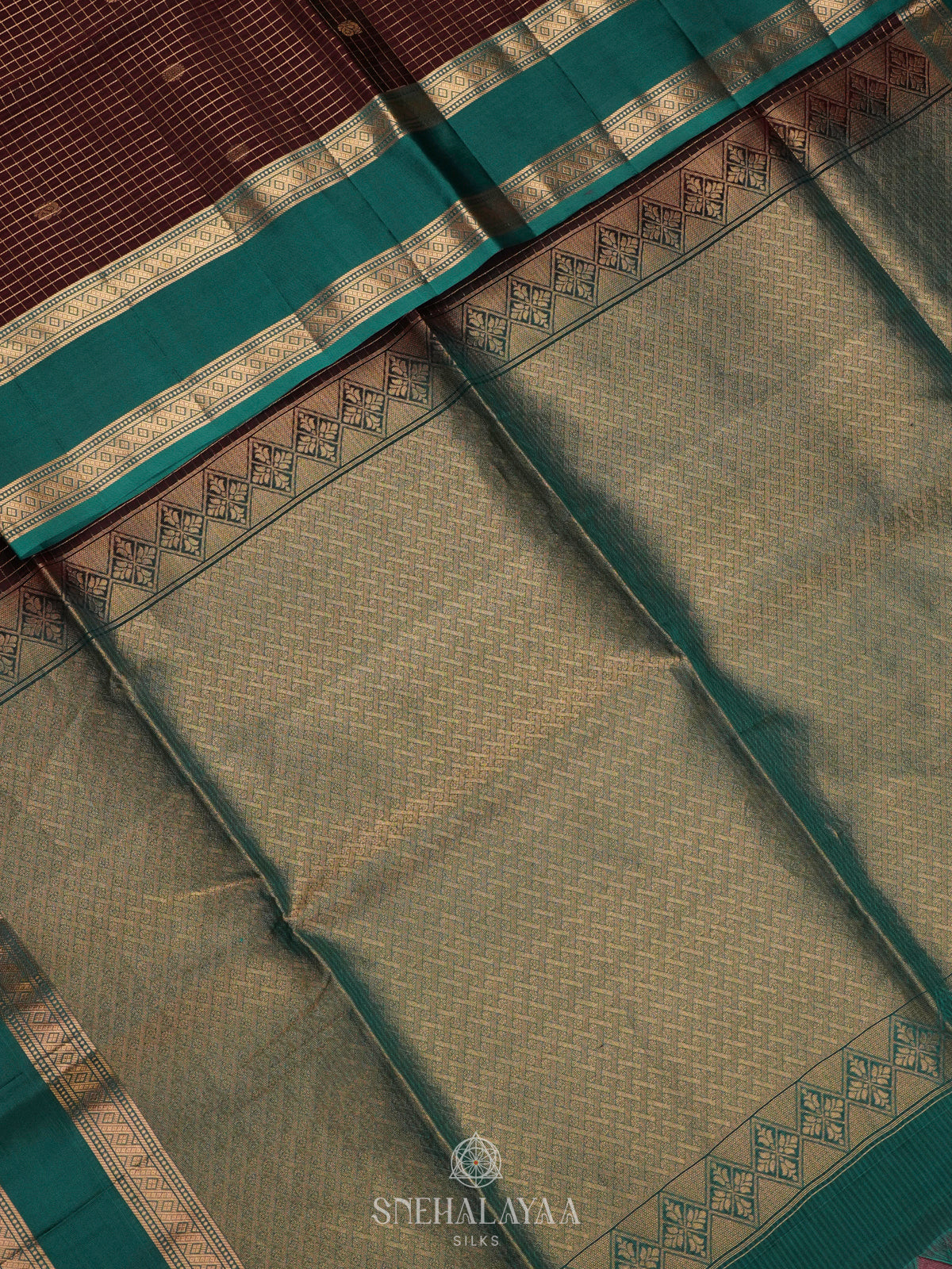 Brown Soft Silk Saree