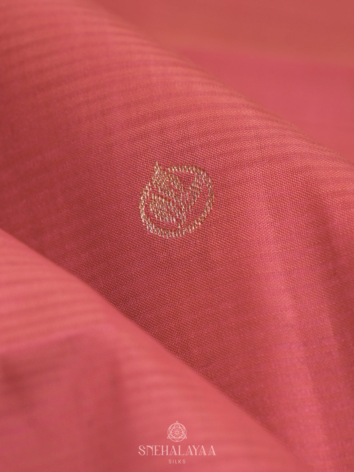 Peach Soft Silk Saree