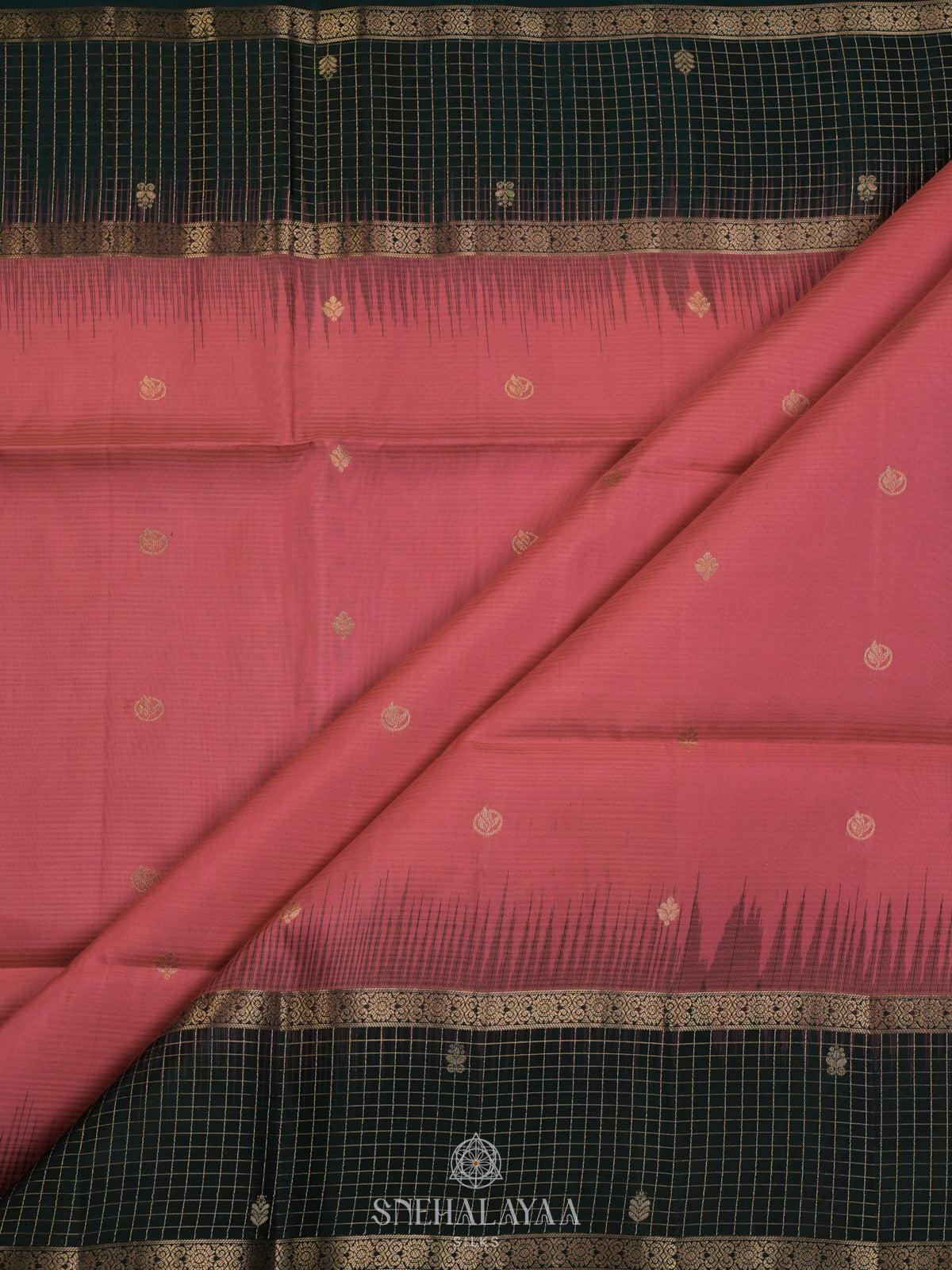 Peach Soft Silk Saree